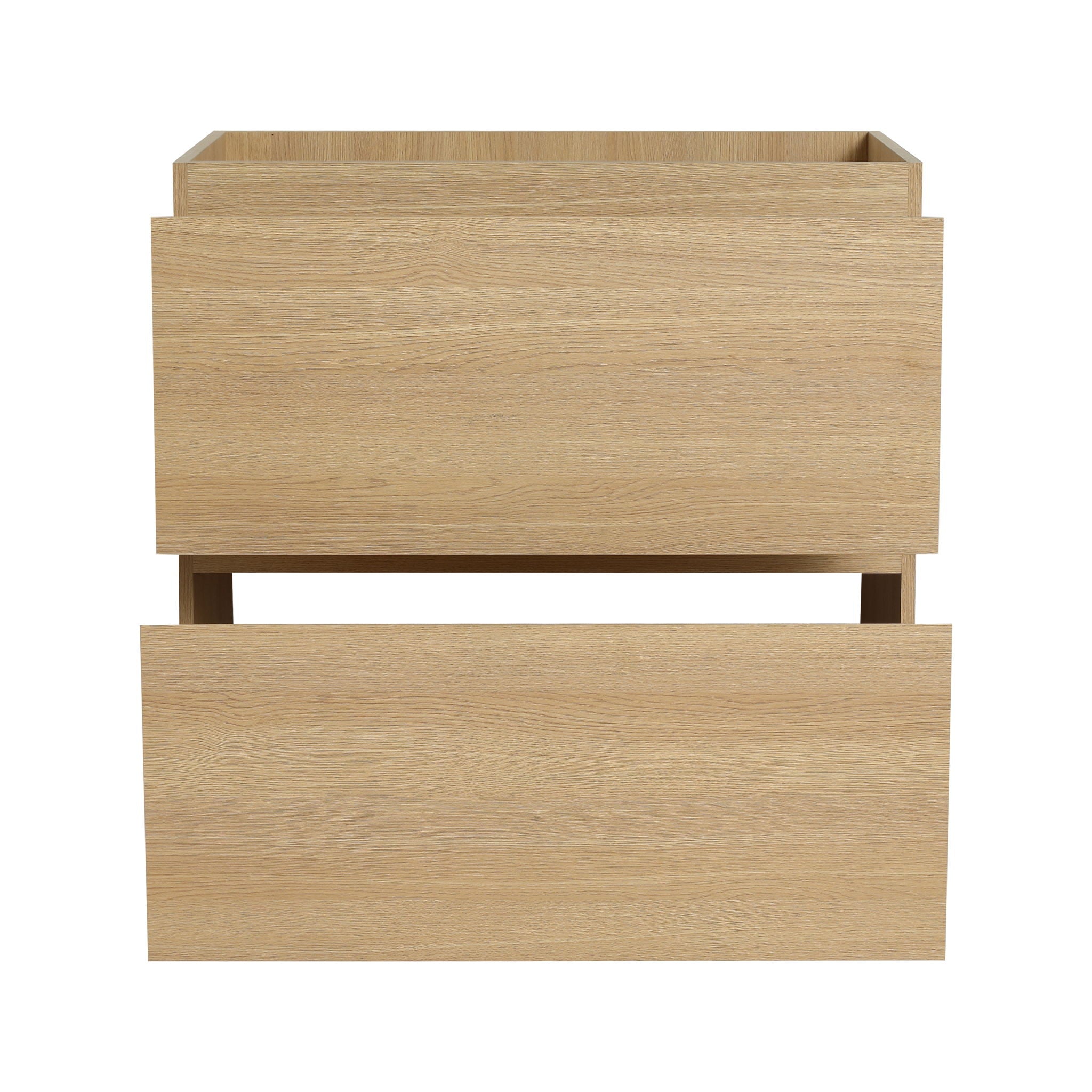 Modern Freestanding Bathroom Vanity Cabinet With Double Drawer