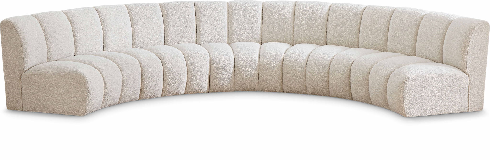 Infinity - 5 Piece Boucle Modular Sectional