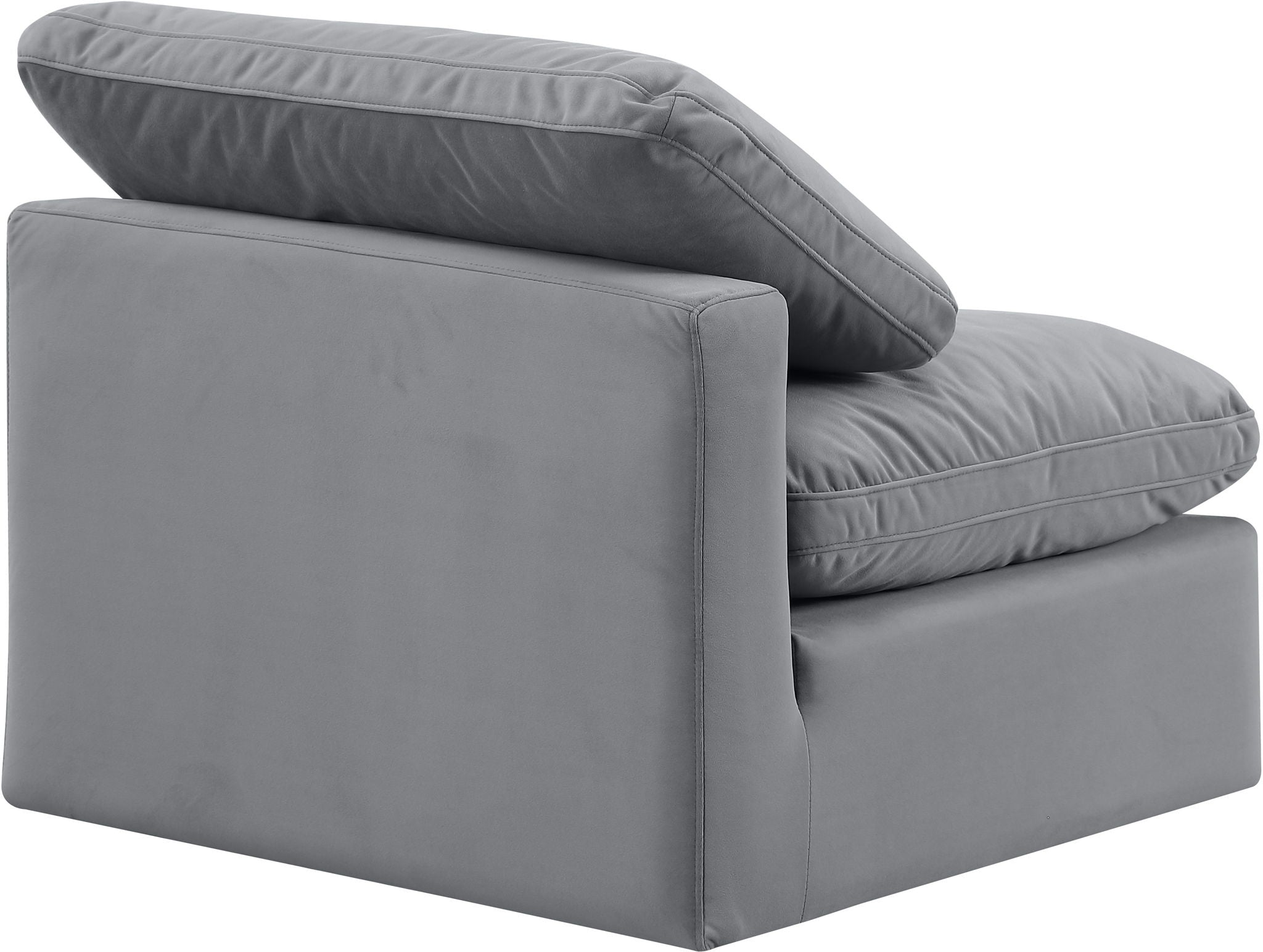 Indulge - Velvet Armless Chair