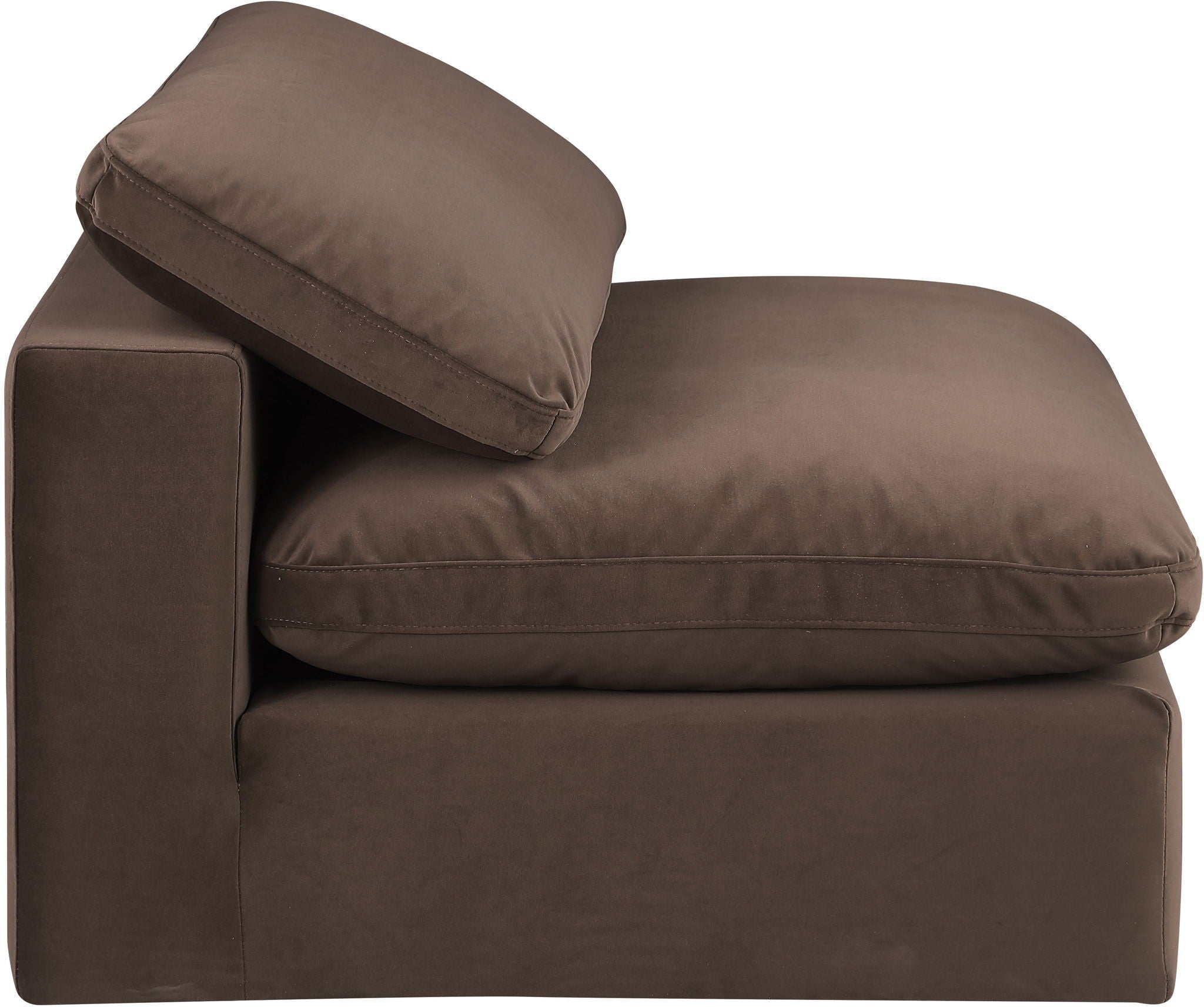 Comfy - Velvet Armless Chair
