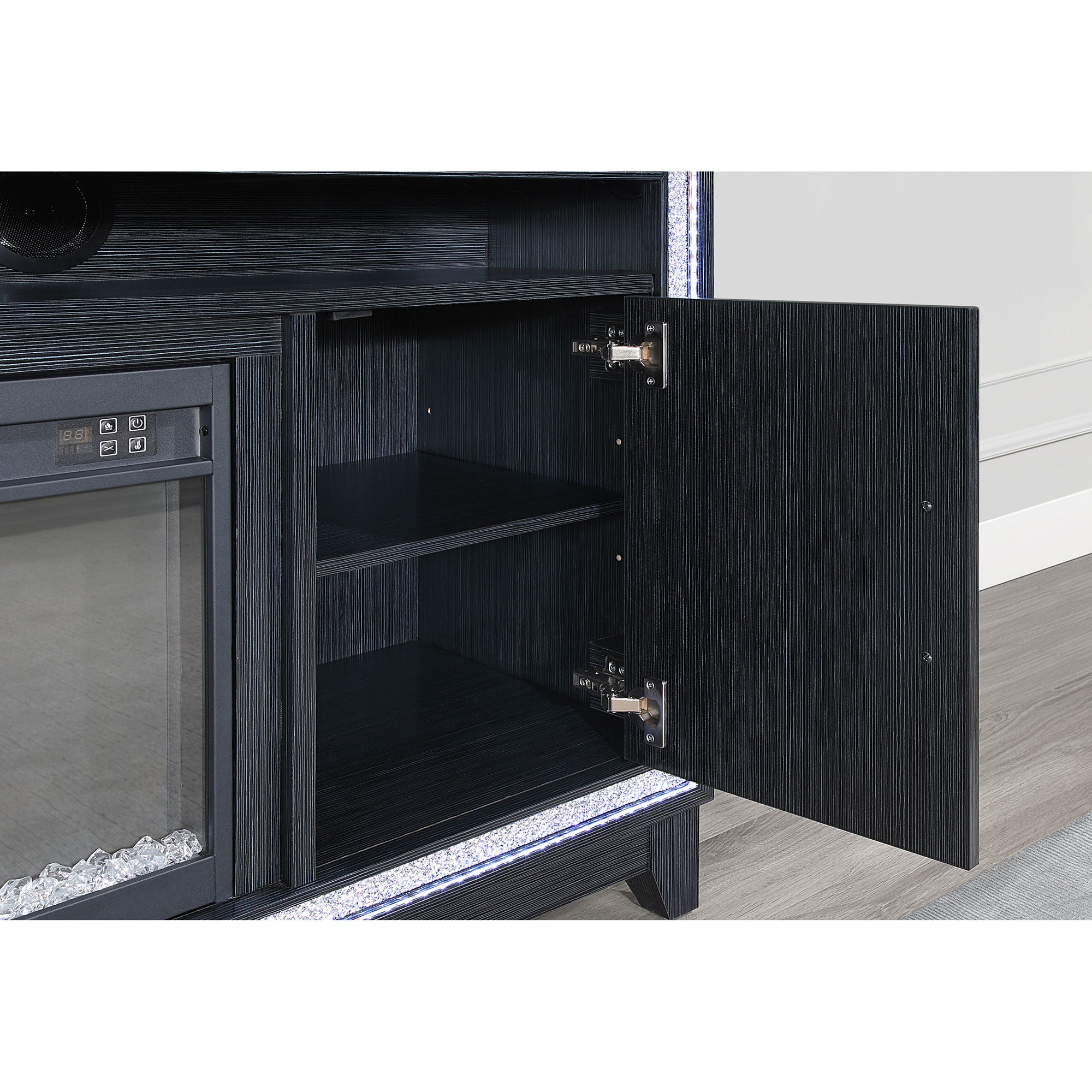 Almera - Fireplace With Adjustable Temperature And LED Options