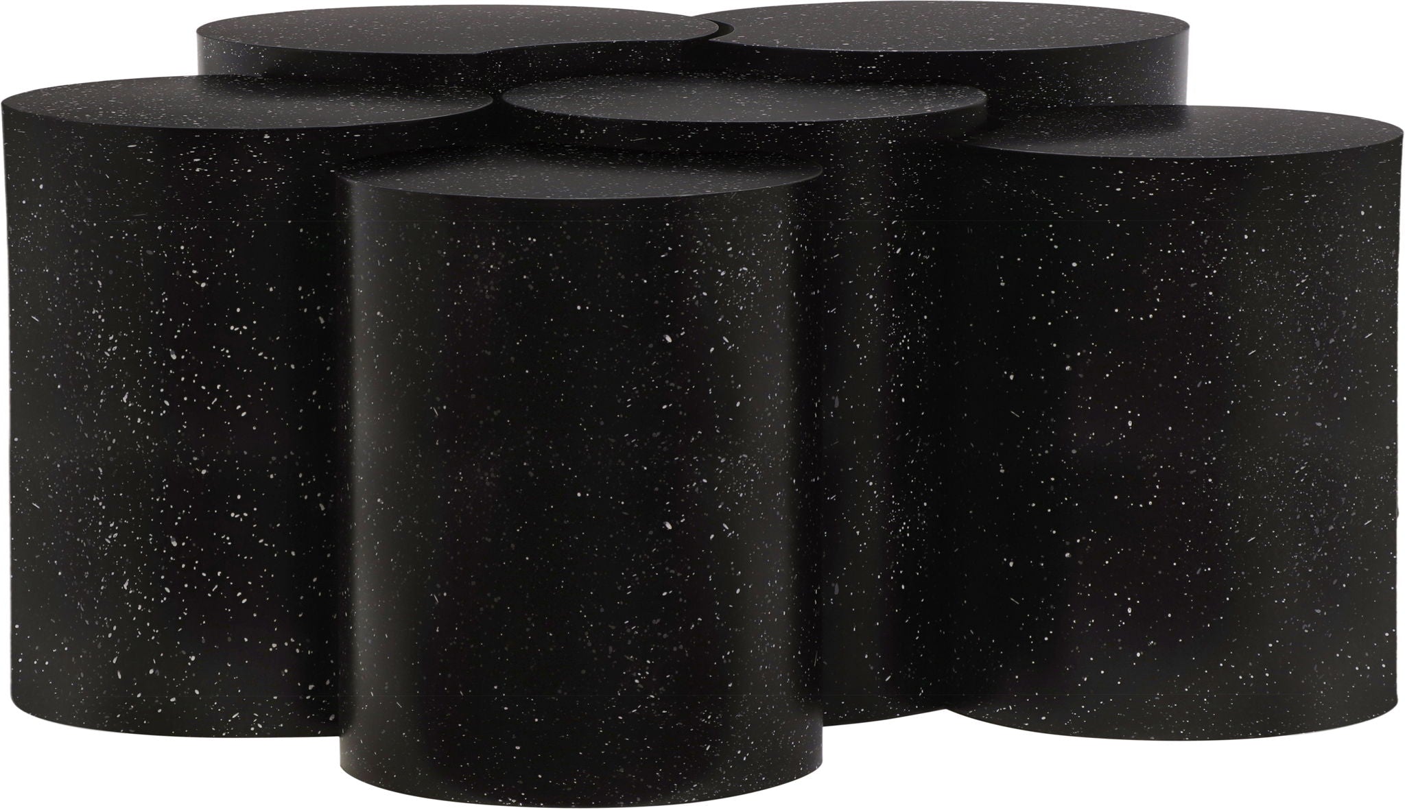 Dimple - 20" 6 Piece Modular Coffee Table - Terazzo Finish