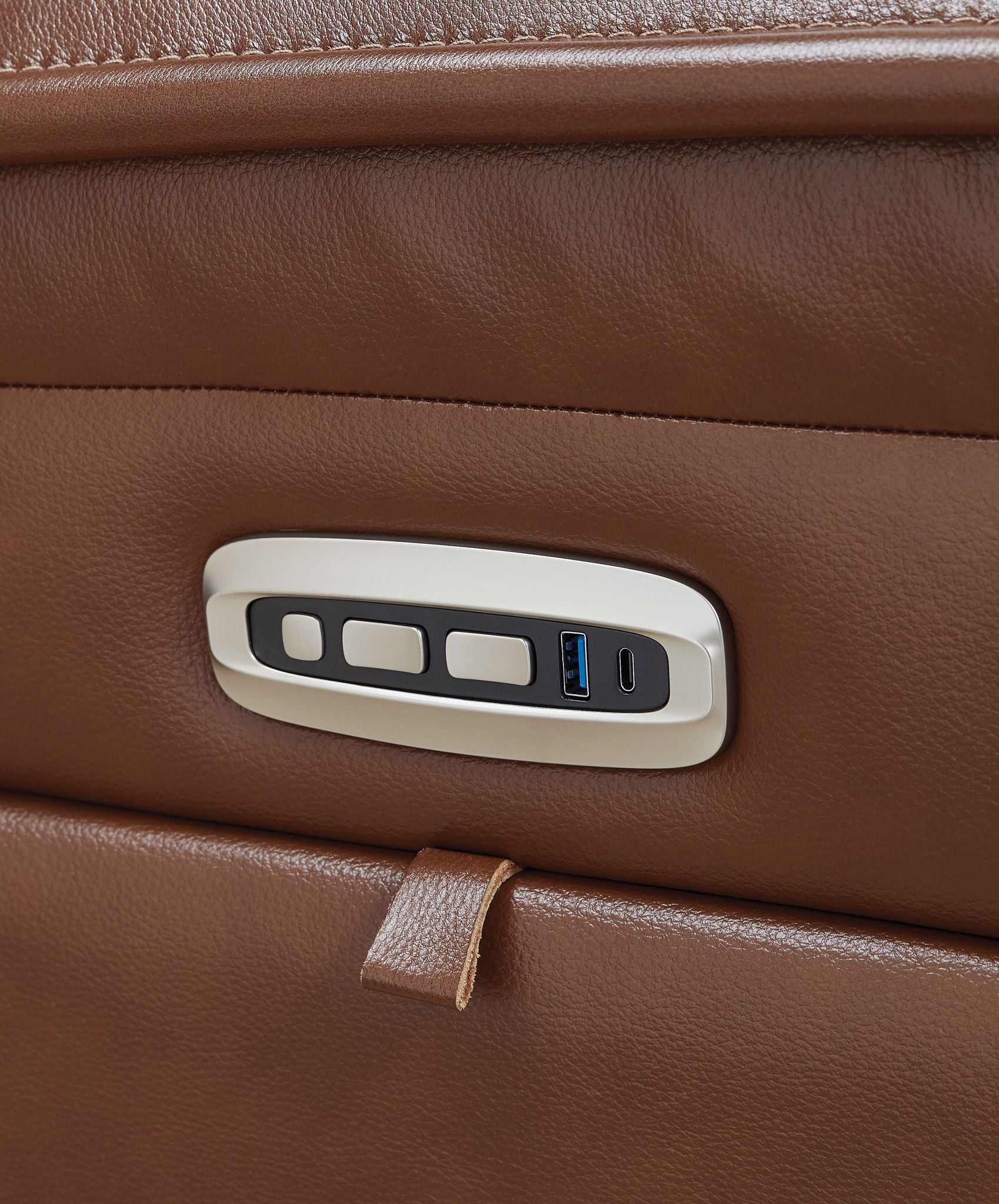 Healy Pier - Power Recliner / Adj Headrest - Chocolate