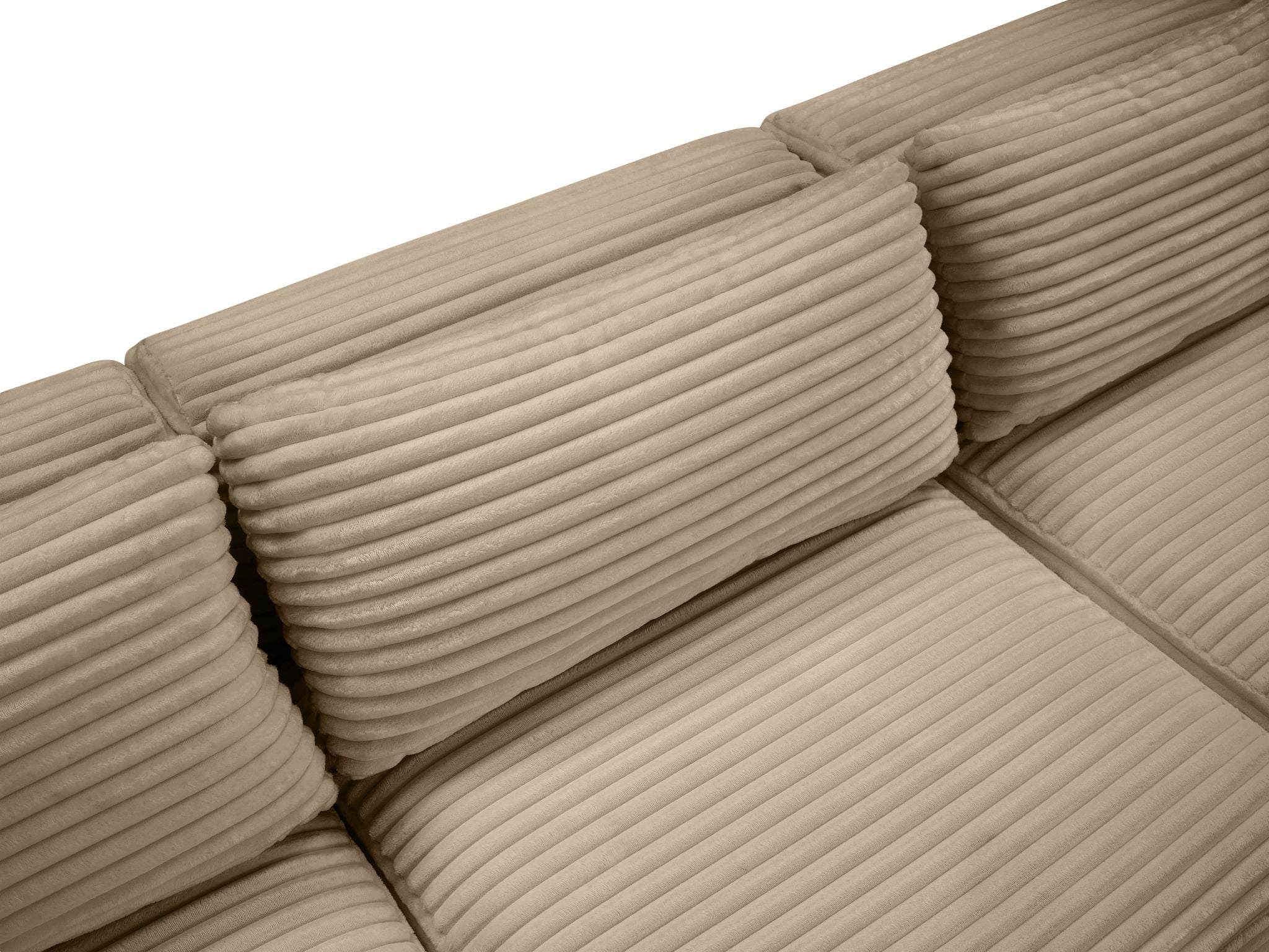 Shaggy - Fabric 6 Piece Modular Sectional With Chaise