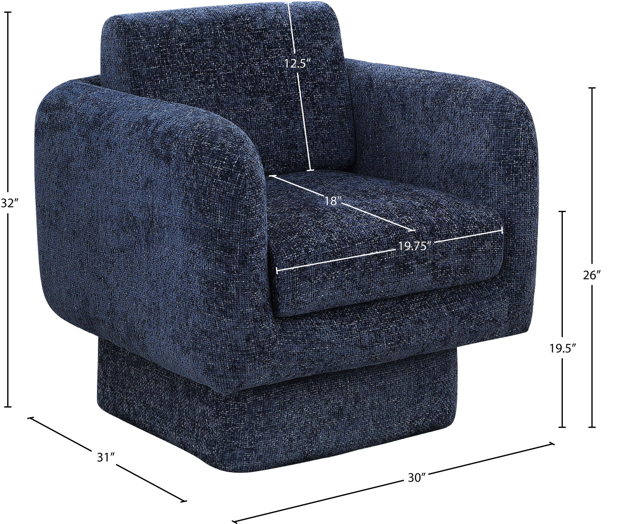 Alessandra - Swivel Accent Chair