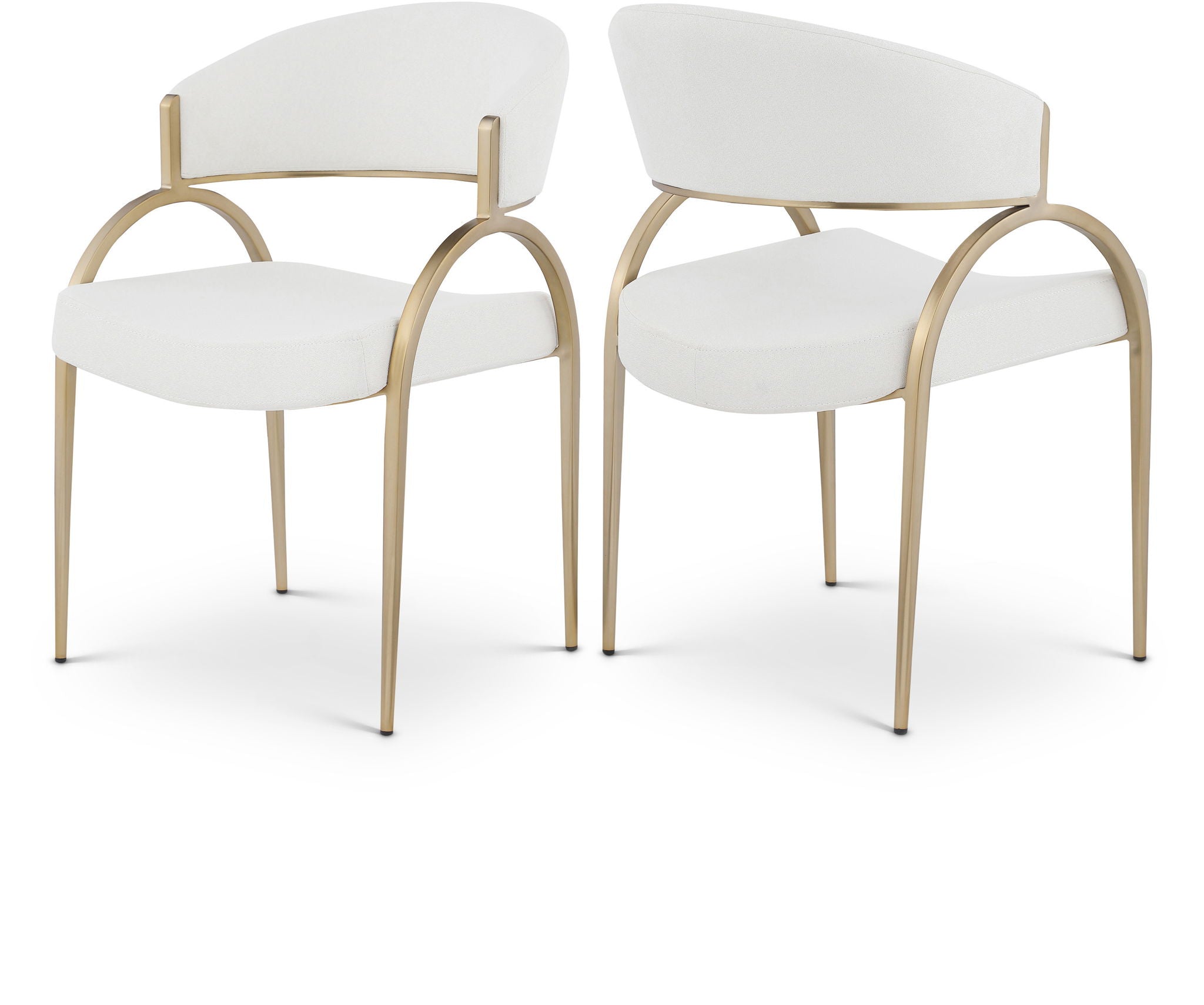 Privet - Dining Chair (Set of 2) - Gold Base
