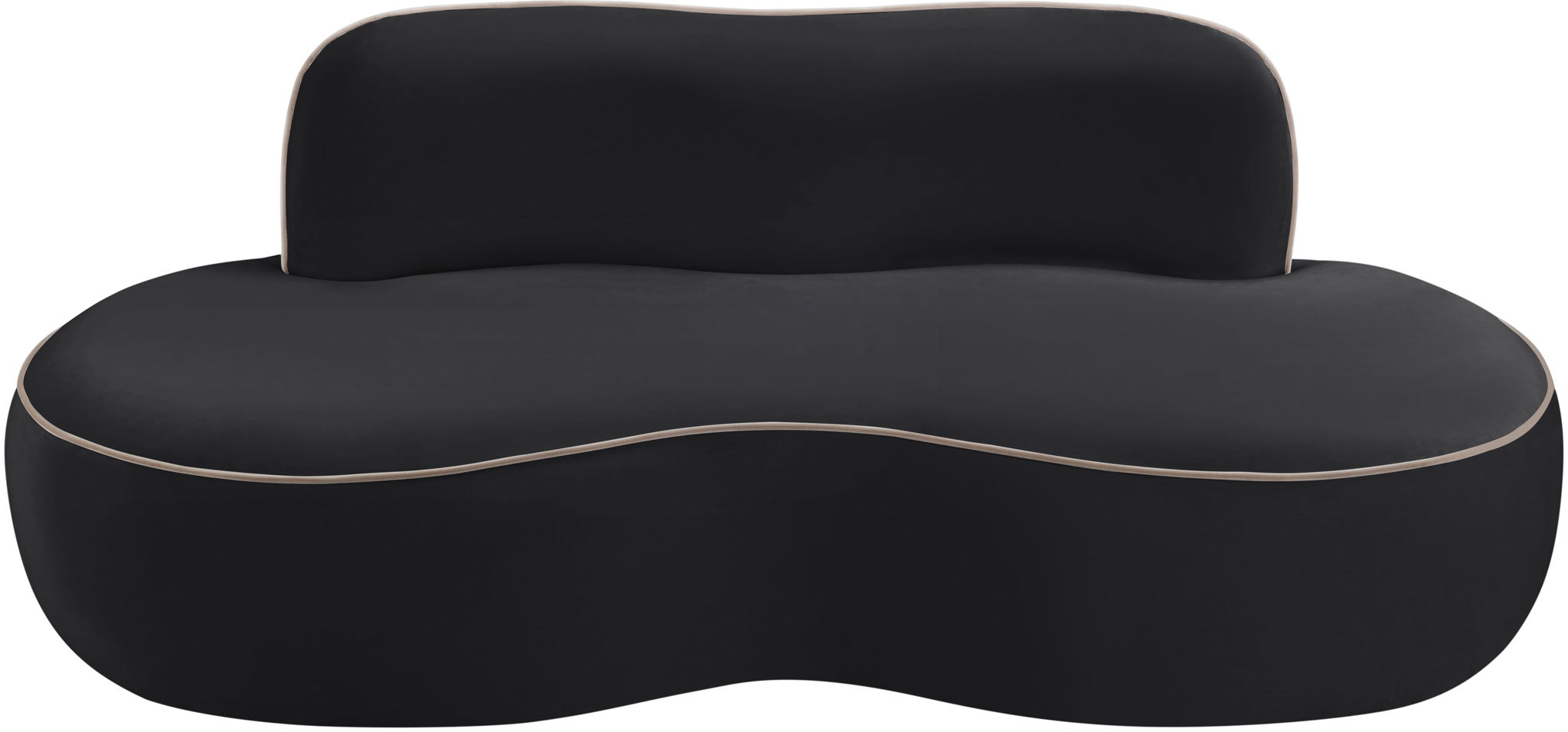 Swerve - Velvet 77" Upholstered Loveseat