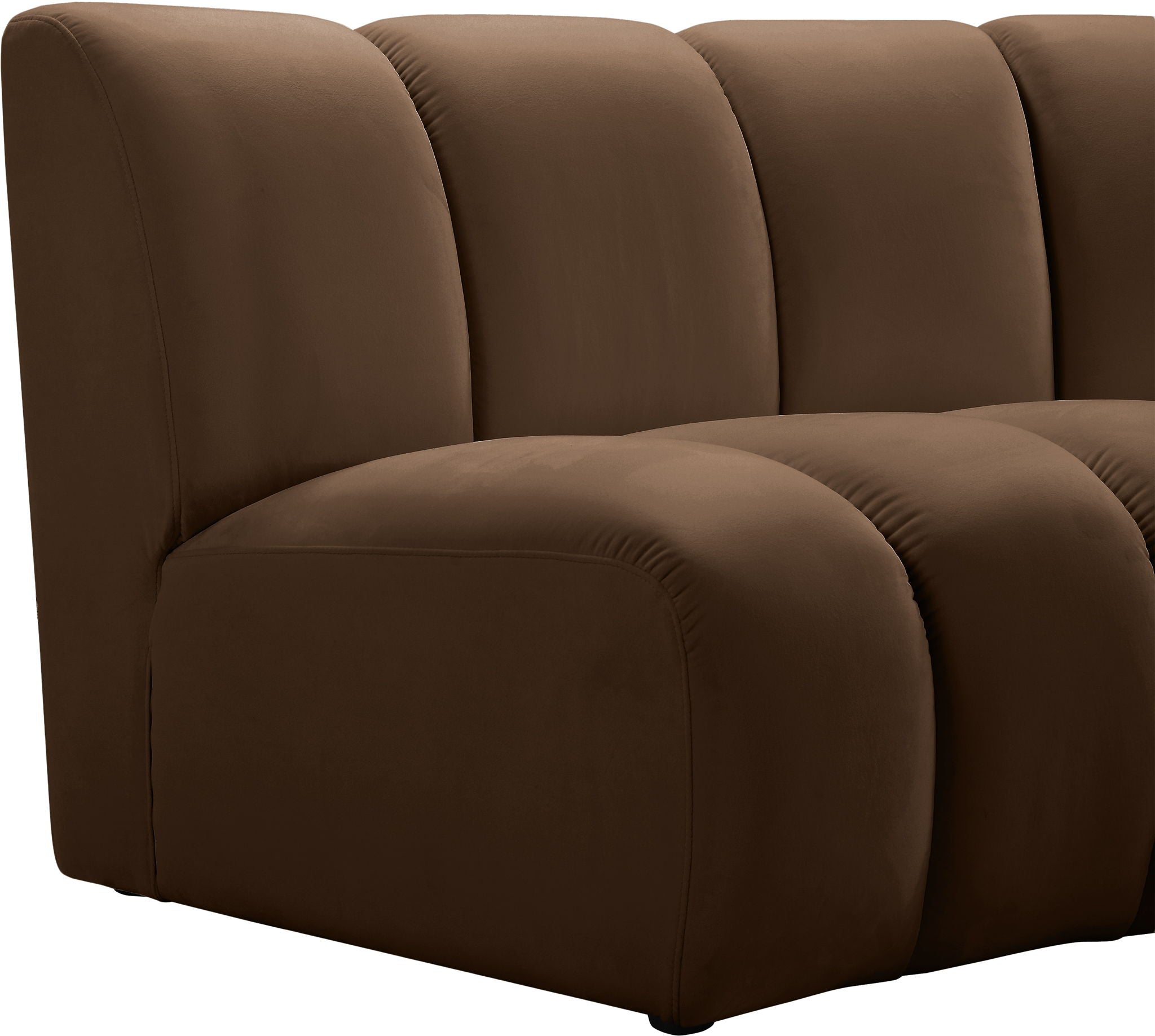 Infinity - 7 Piece Modular Sectional - Brown