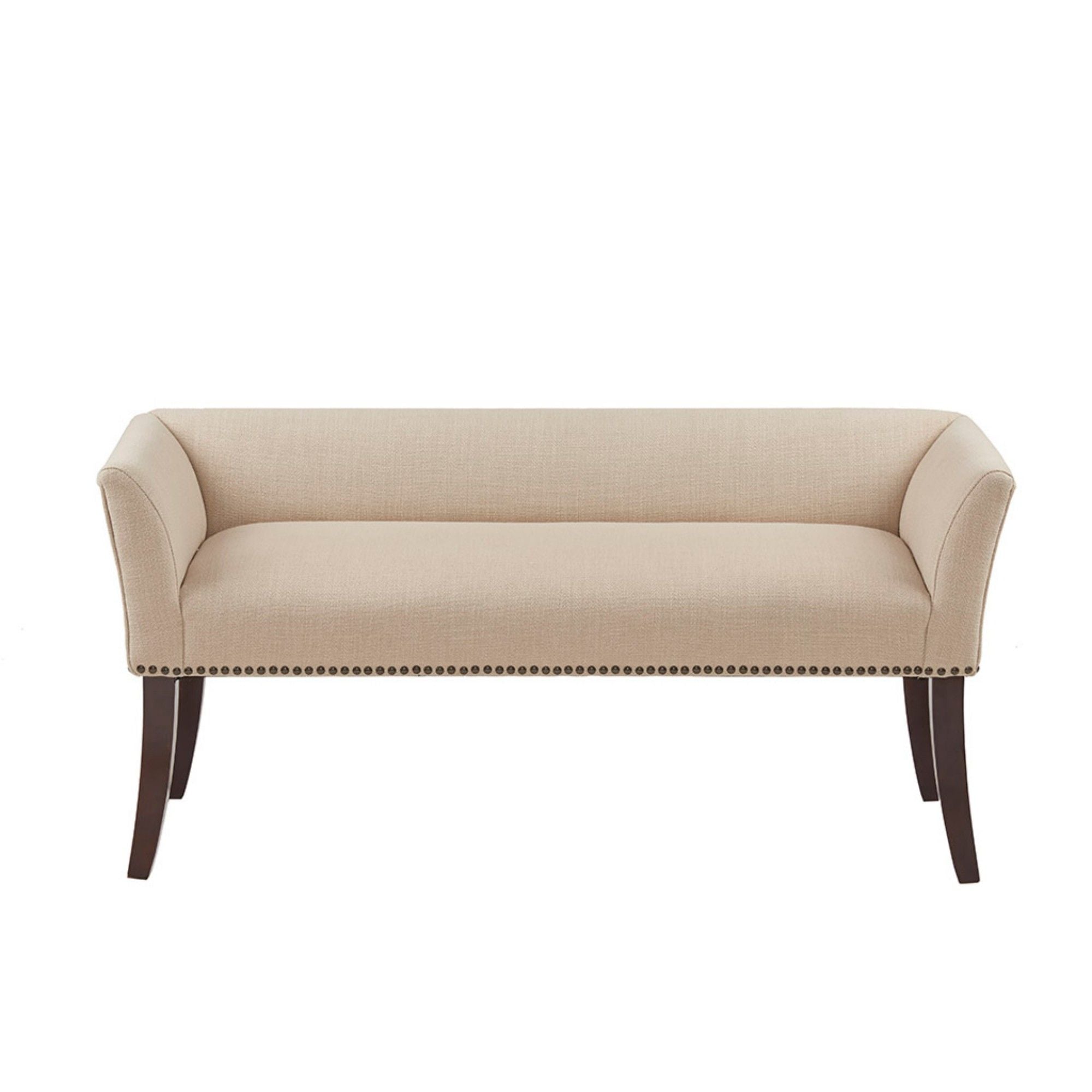 Elegant Design Bench Upholstery, Solid Wood Frame