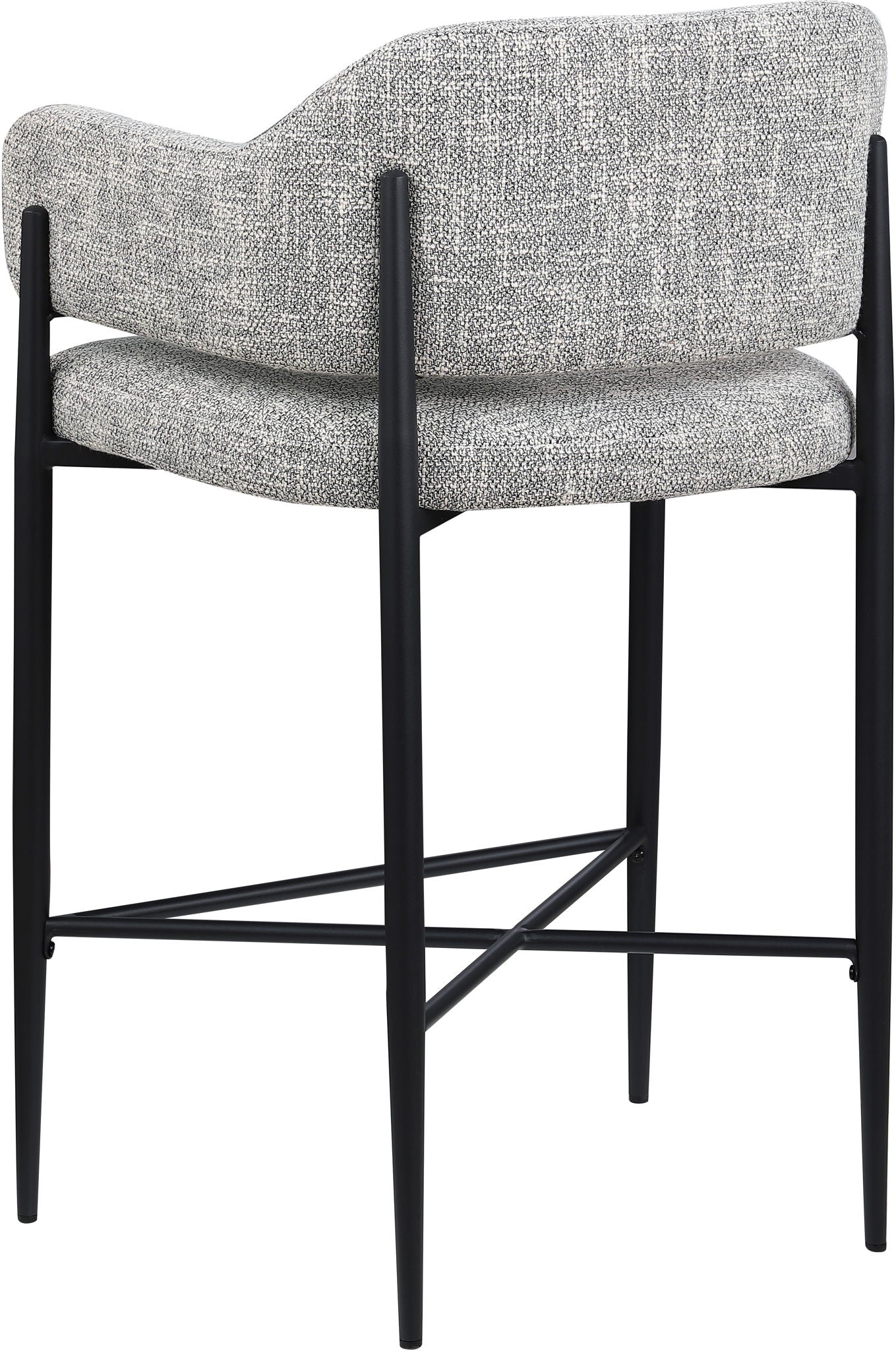Dame - Fabric Upholstered Counter Stool (Set of 2)