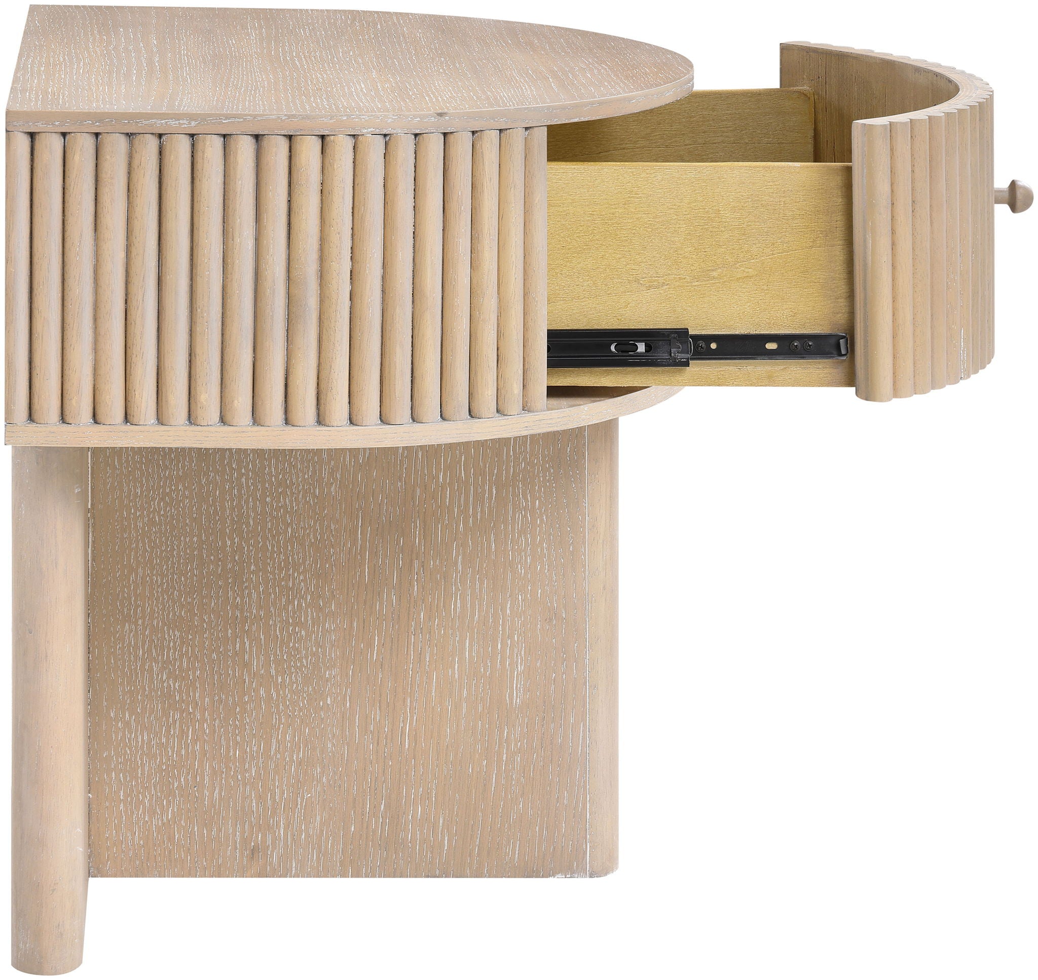 Cortland - Acacia Veneer And Solid Wood Night Stand