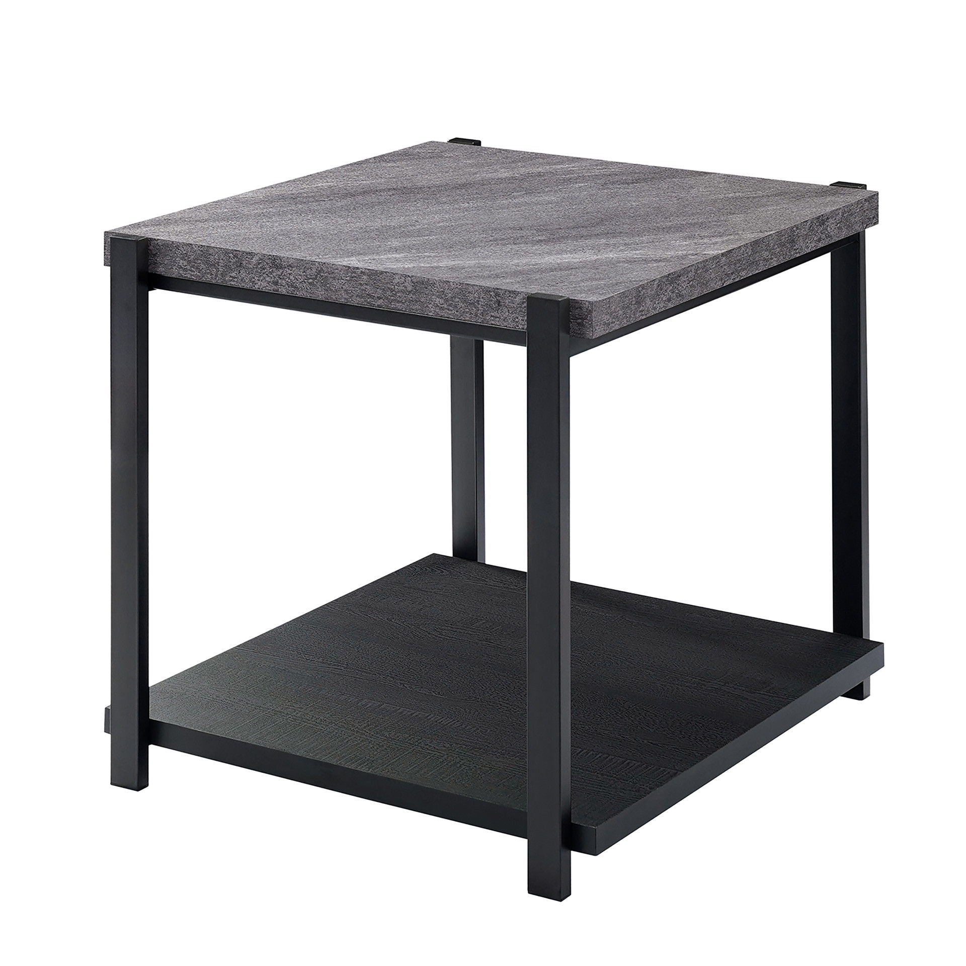 Linea - 3 Piece Occasional Set (1 Coffee & 2 End Tables) - Dark Gray