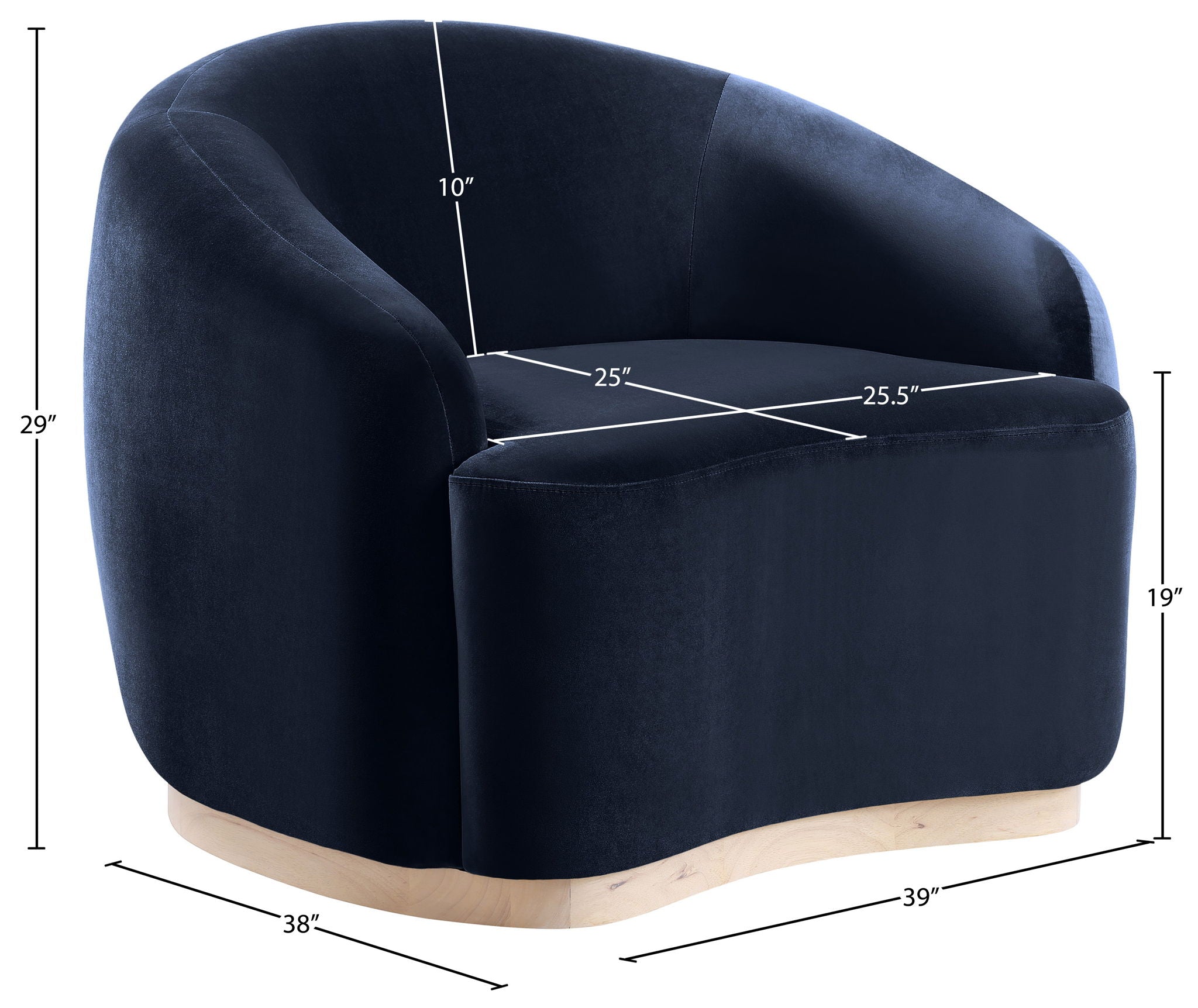Gustavo - Velvet Upholstered Chair