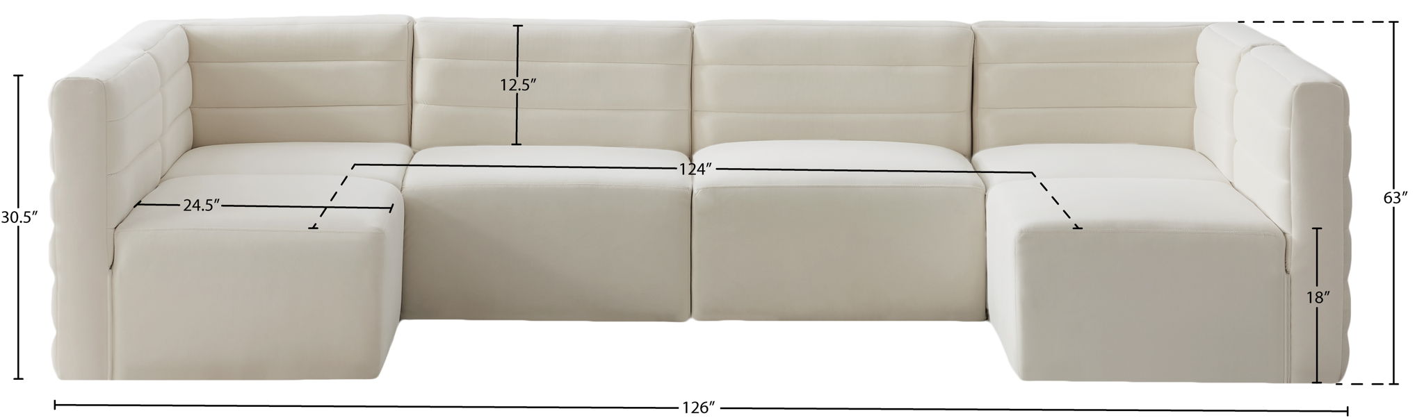 Quincy - 6 Piece Modular Sectional