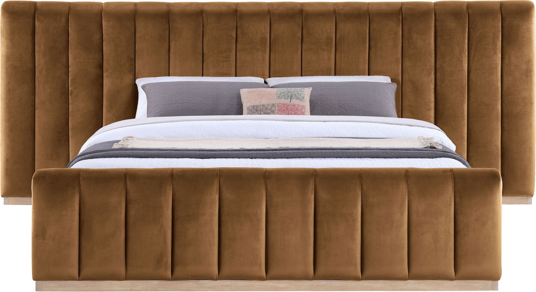 Amara - Velvet Upholstered Bed