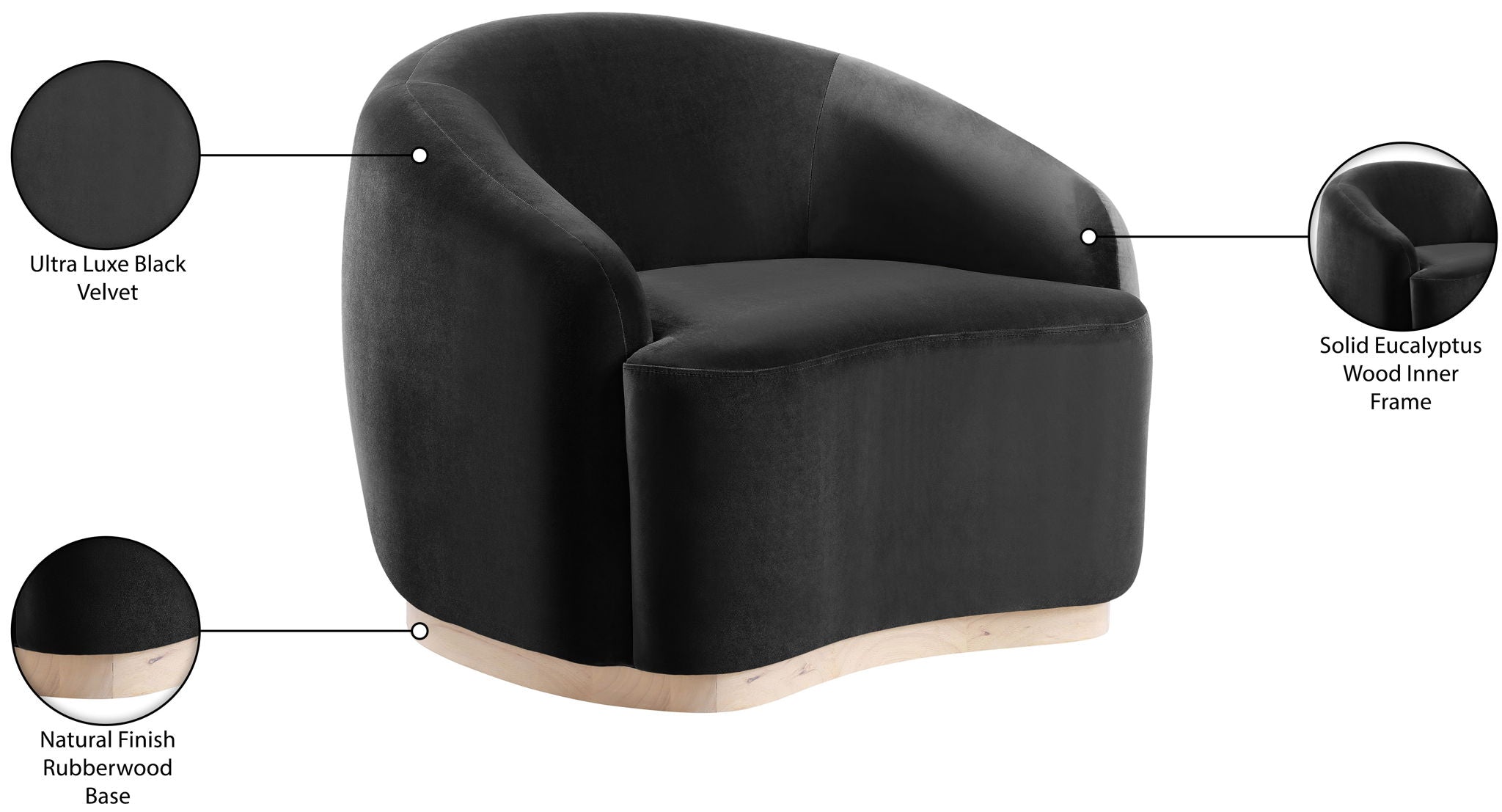 Gustavo - Velvet Upholstered Chair