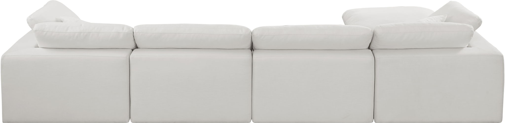 Comfy - 5 Piece Linen Modular Sectional With Chaise