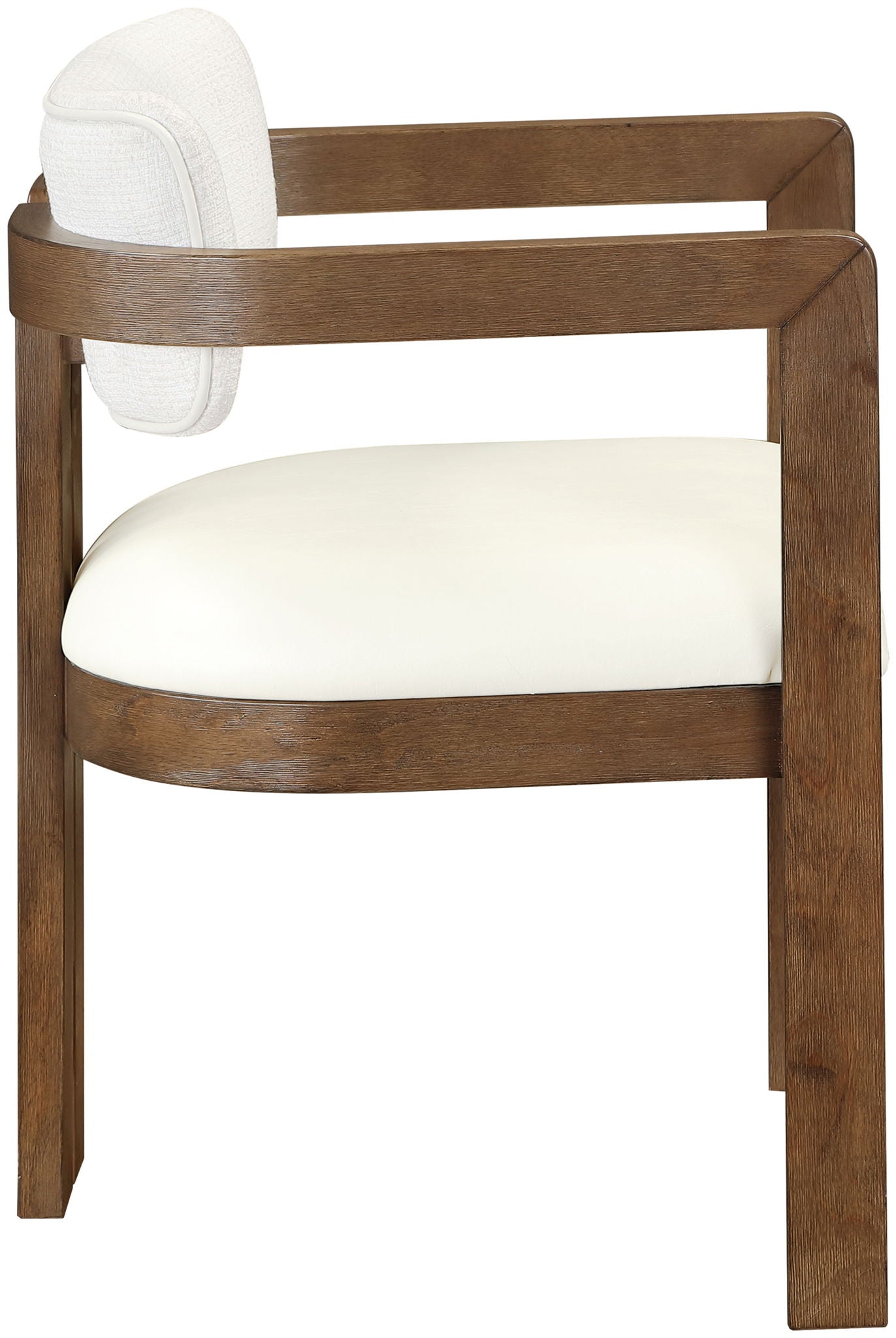 Ravina - Upholstered Dining Chair With Stained Brown Base (Set of 2)