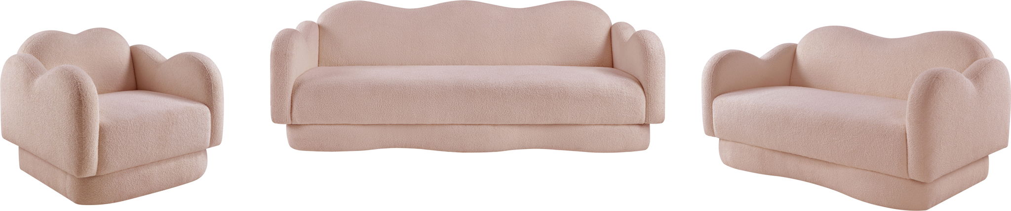 Bloom - Teddy Fabric Loveseat