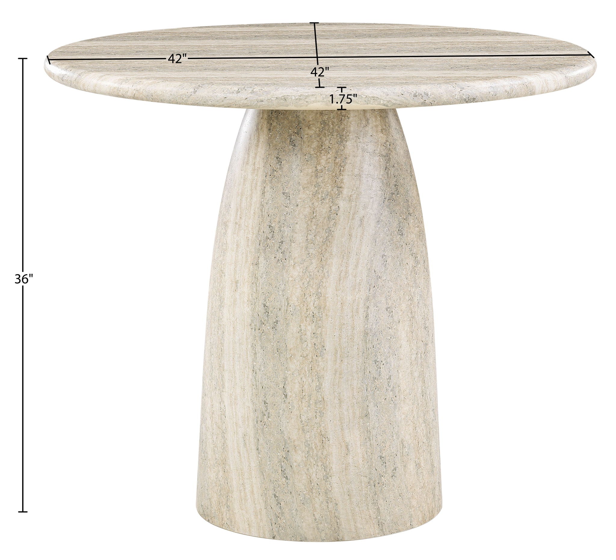 Cosenza - Concrete Indoor / Outdoor Counter Height Table