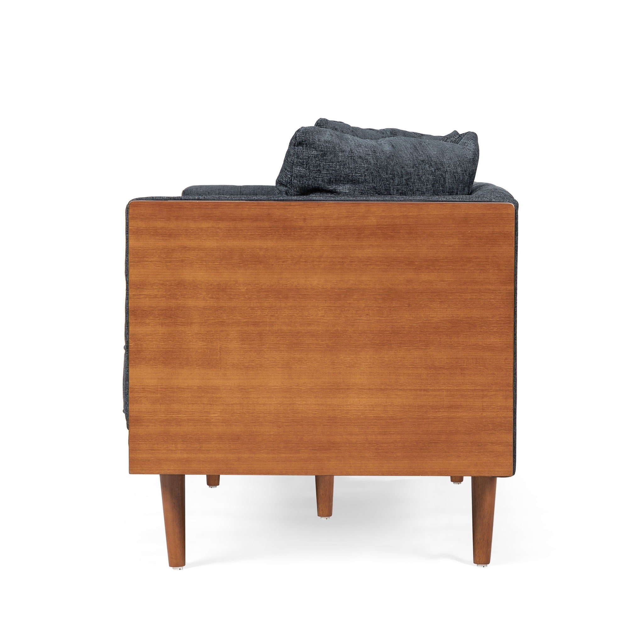 Retro Modern Loveseat With Button Tufted Upholstery