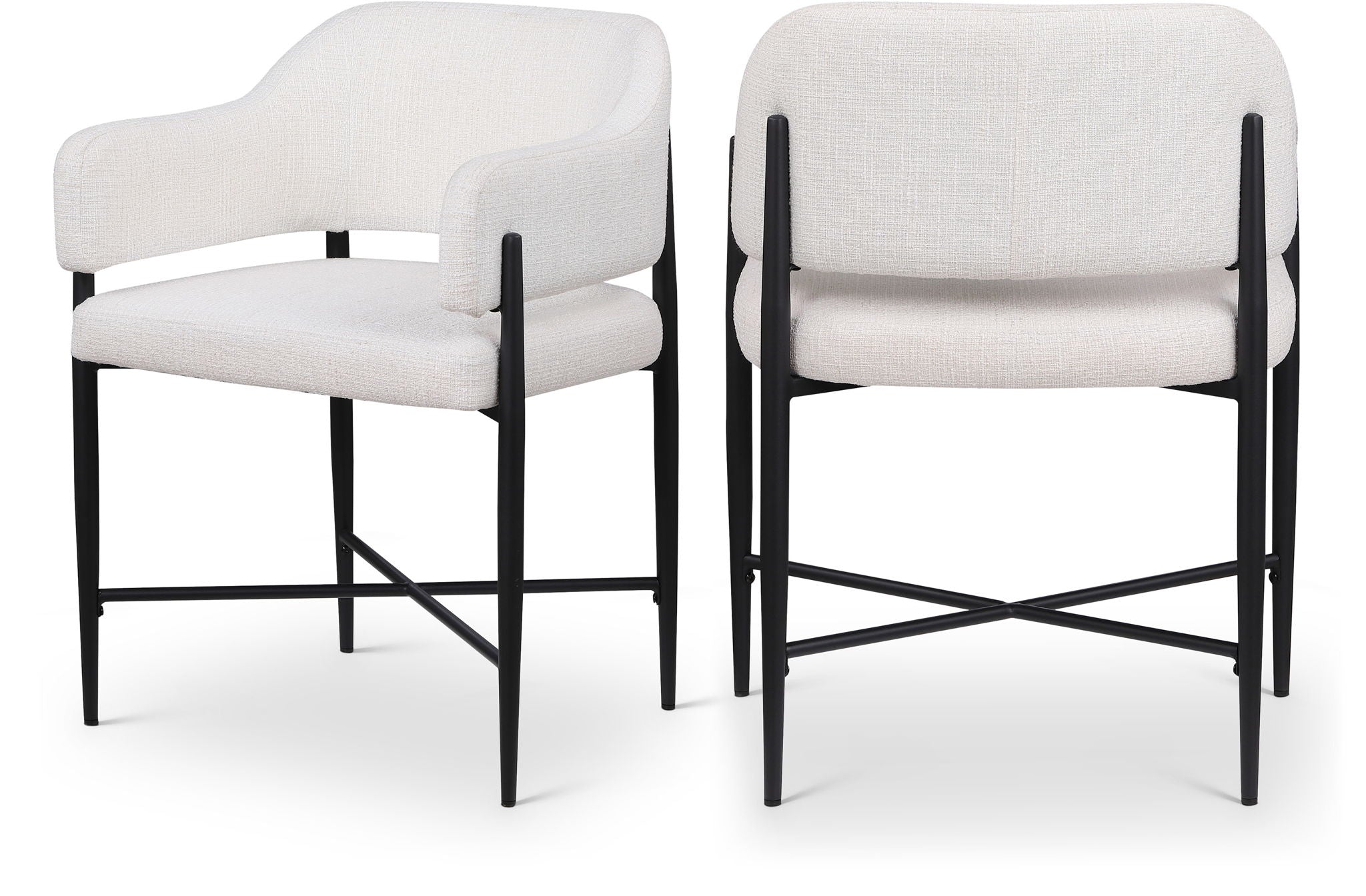 Dame - Fabric Upholstered Dining Chair (Set of 2)