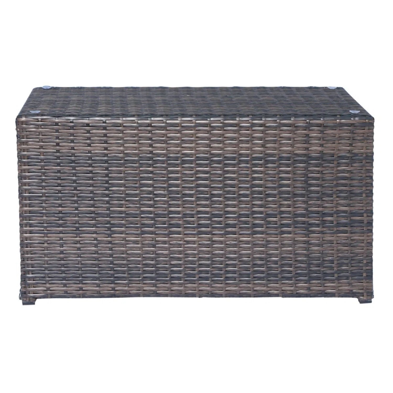 Comfortable Modern Patio Rattan Sectional Set With Cushions