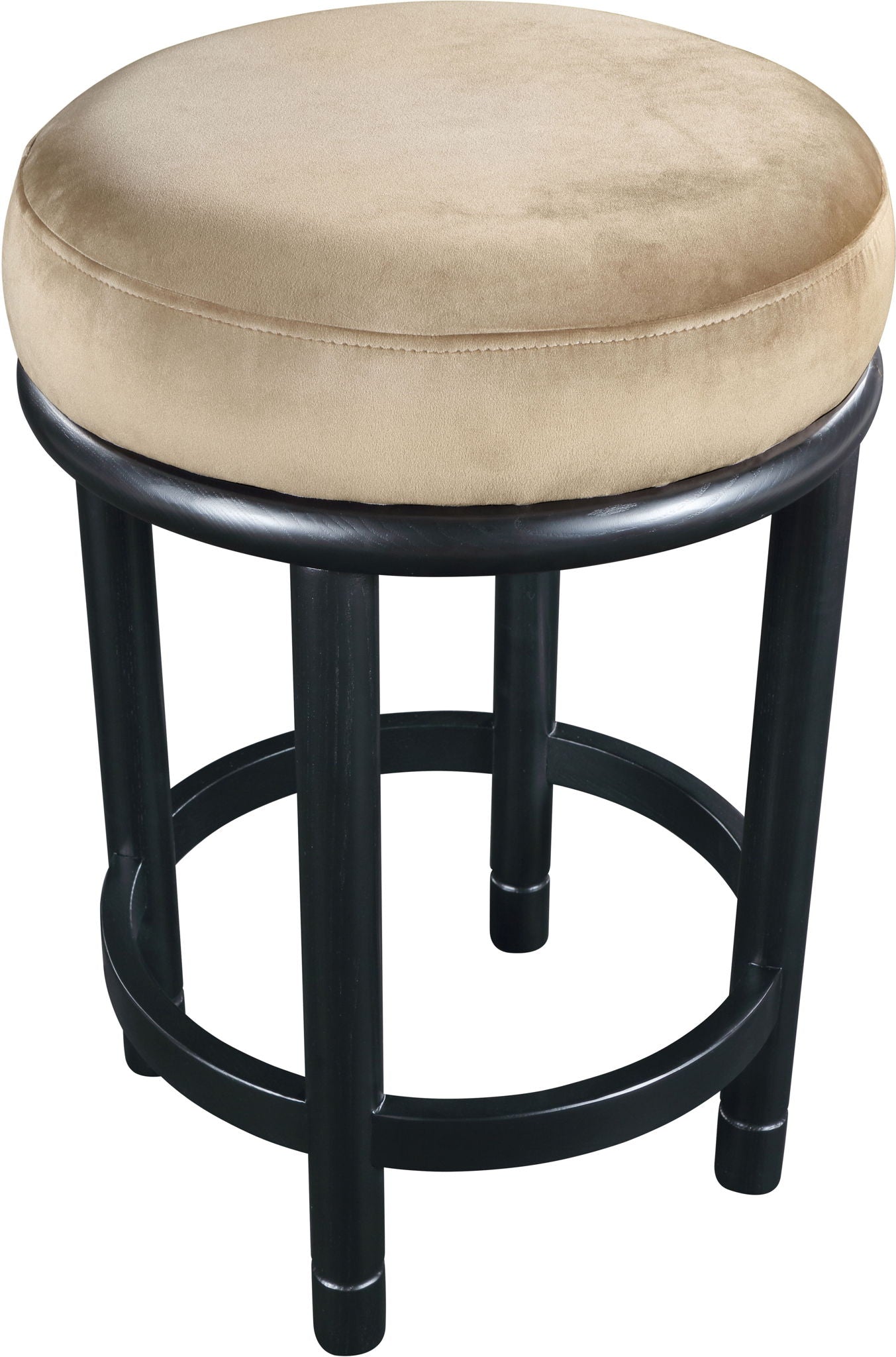 Monette - Counter Stool With Black Base