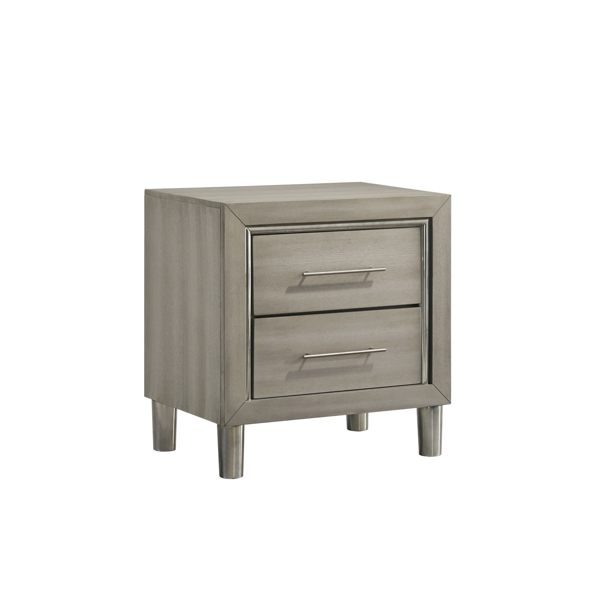 Lennox - 2 Drawer Nightstand - Gray