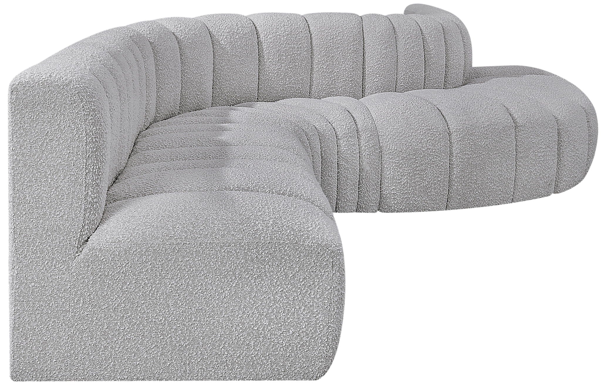 Arc - Boucle Fabric 7 Piece Modular Sofa
