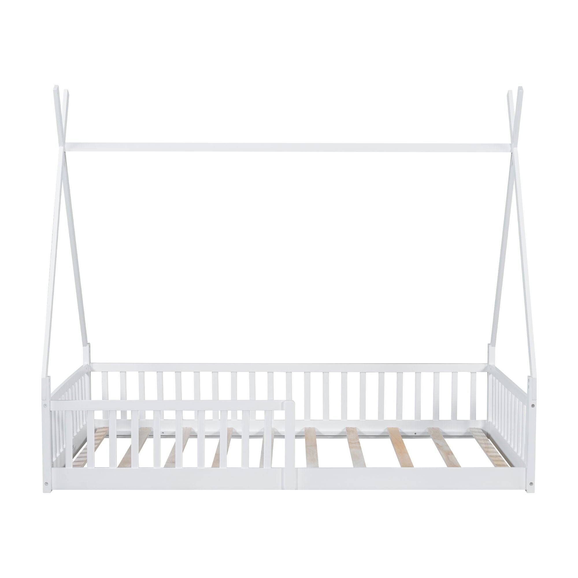 House Shaped Design Bed With Fence