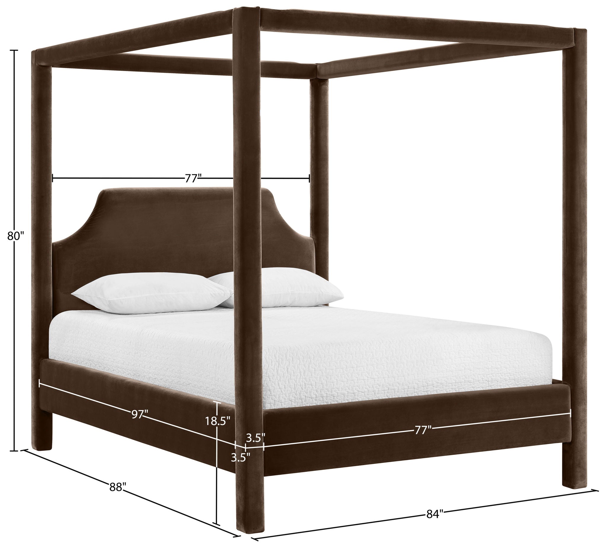 Dawson - Velvet Upholstered Bed