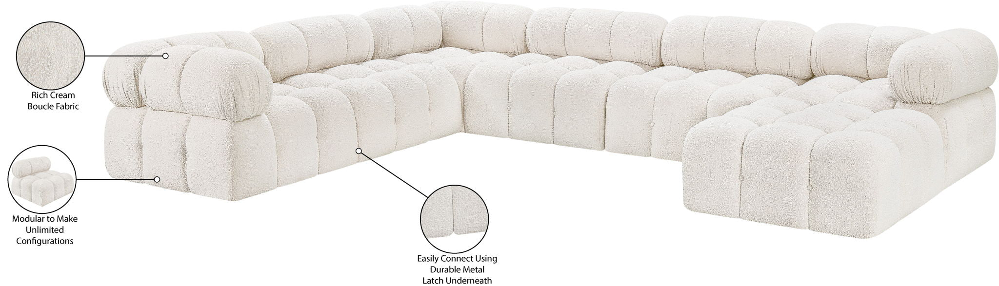 Ames - 7 Piece Modular Sectional