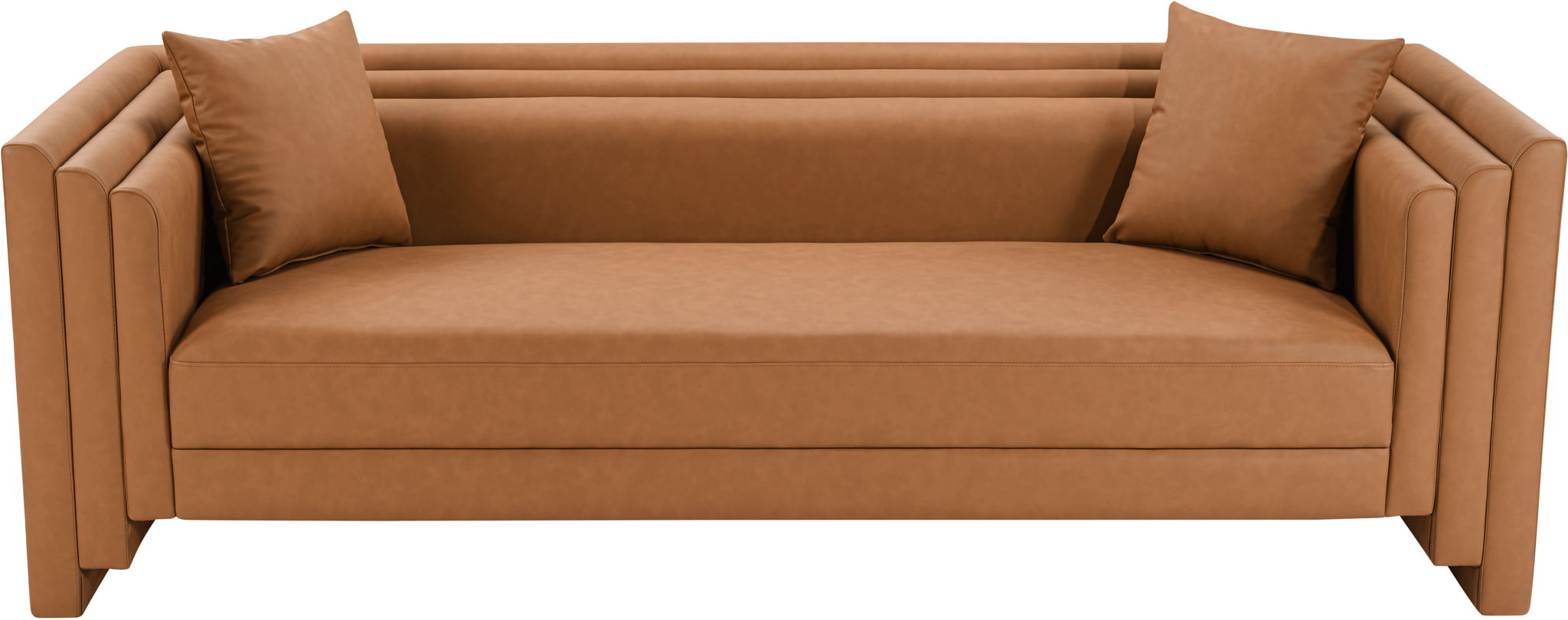 Everett - Vegan Leather Upholstered Sofa