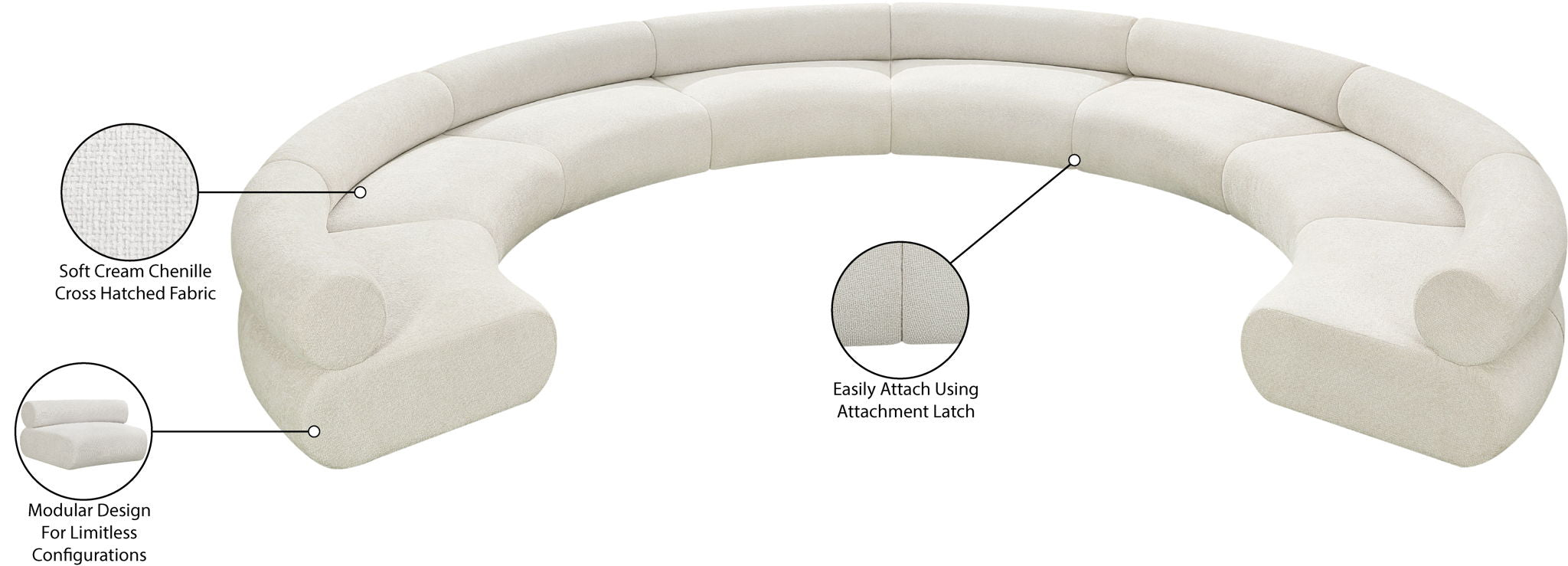 Bale - 8 Piece Modular Sofa