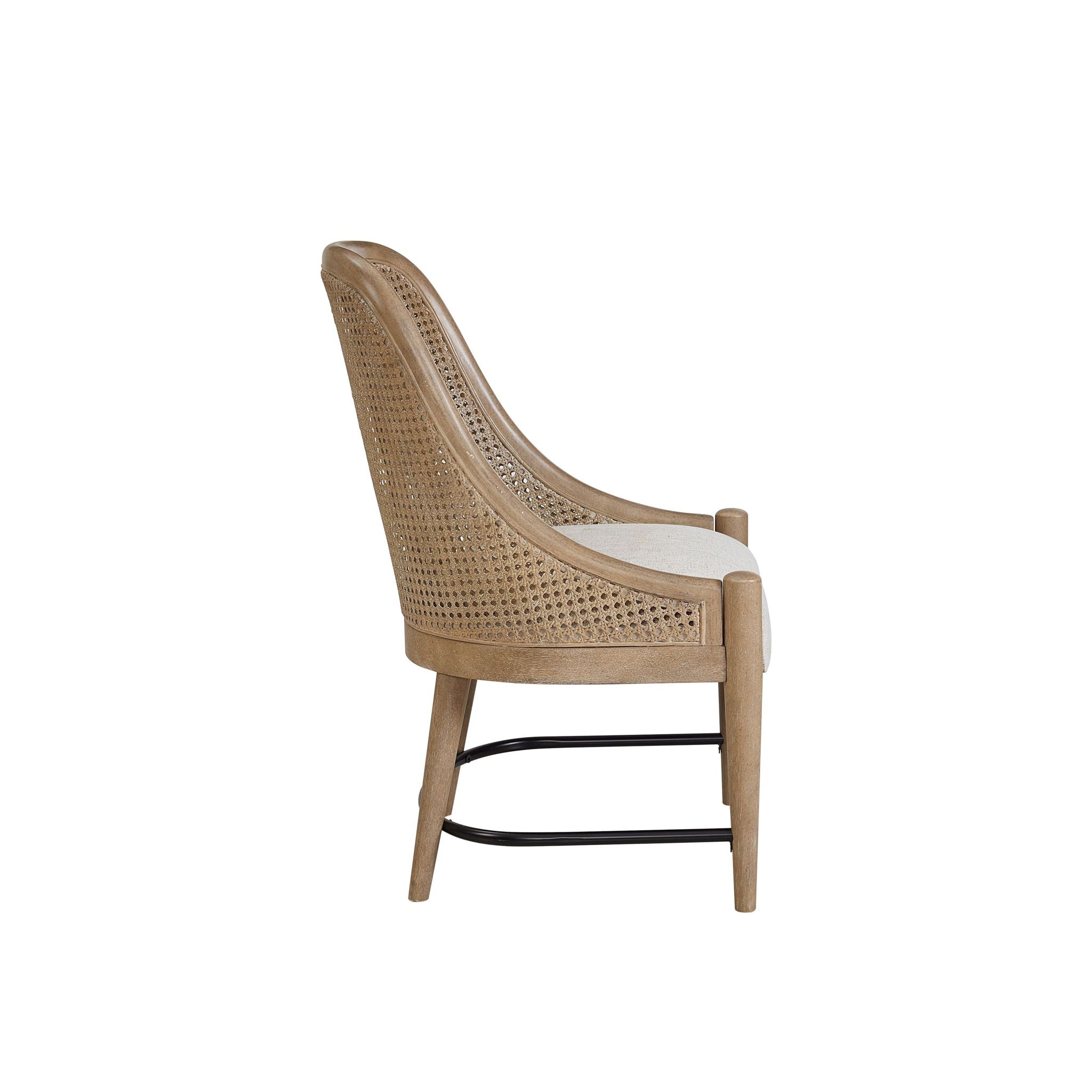 Cane Backed Host Chair Colored (Set of 2) - Sand
