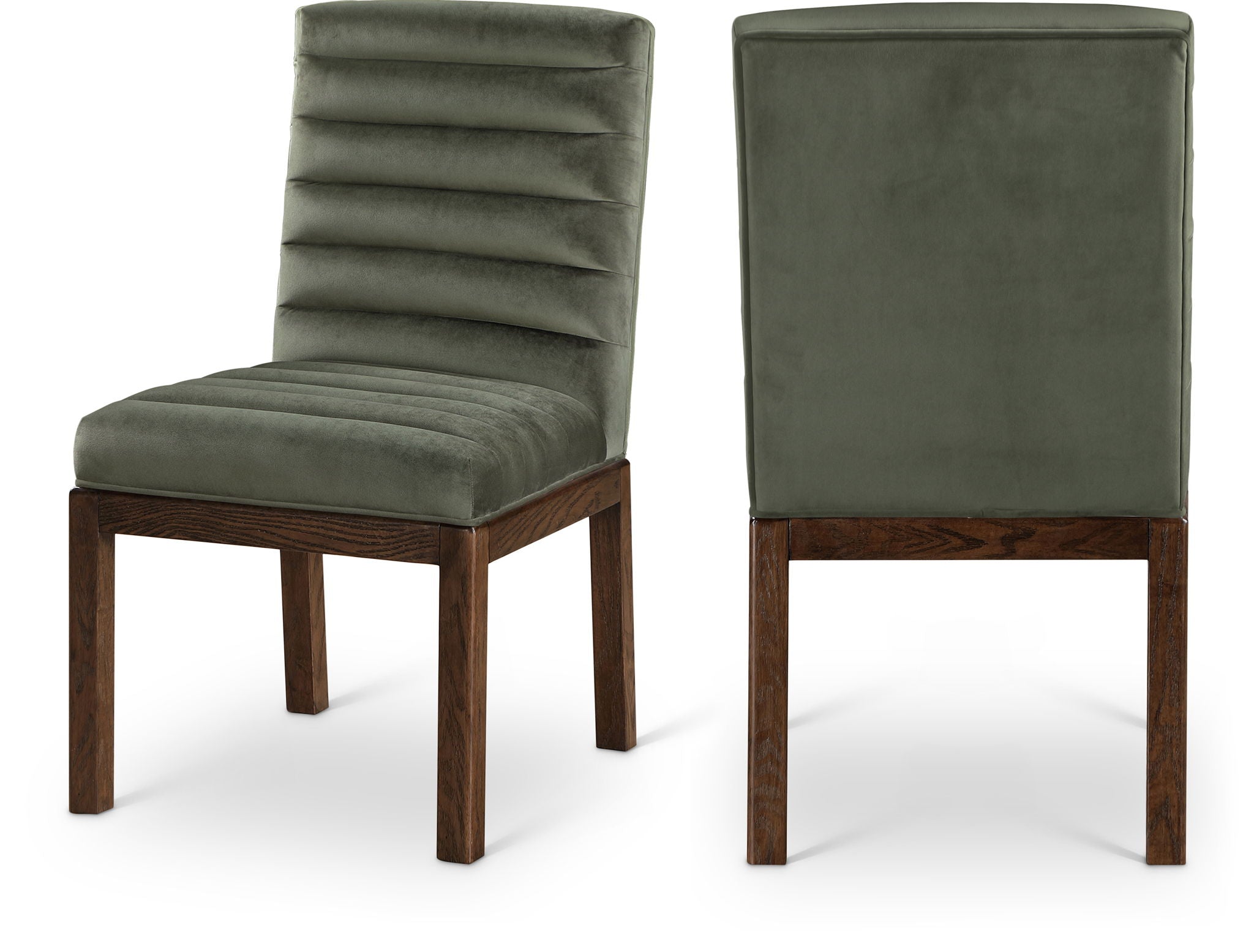 Evelyn - Dining Chair With Brown Legs