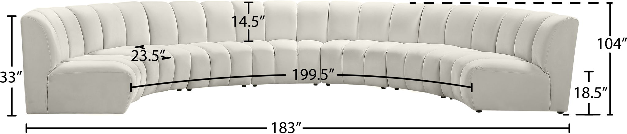 Infinity - 7 Piece Modular Sectional