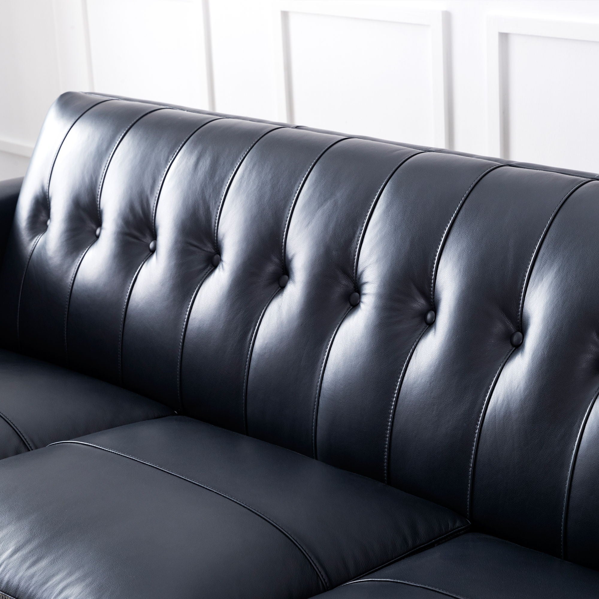 Mid-Century Tufted Sofa