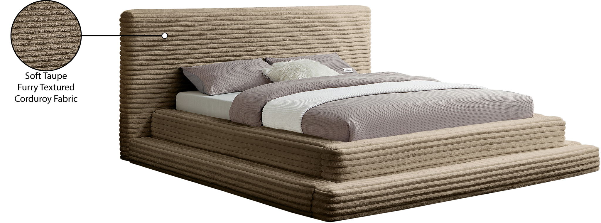 Drew - Fabric Upholstered Bed