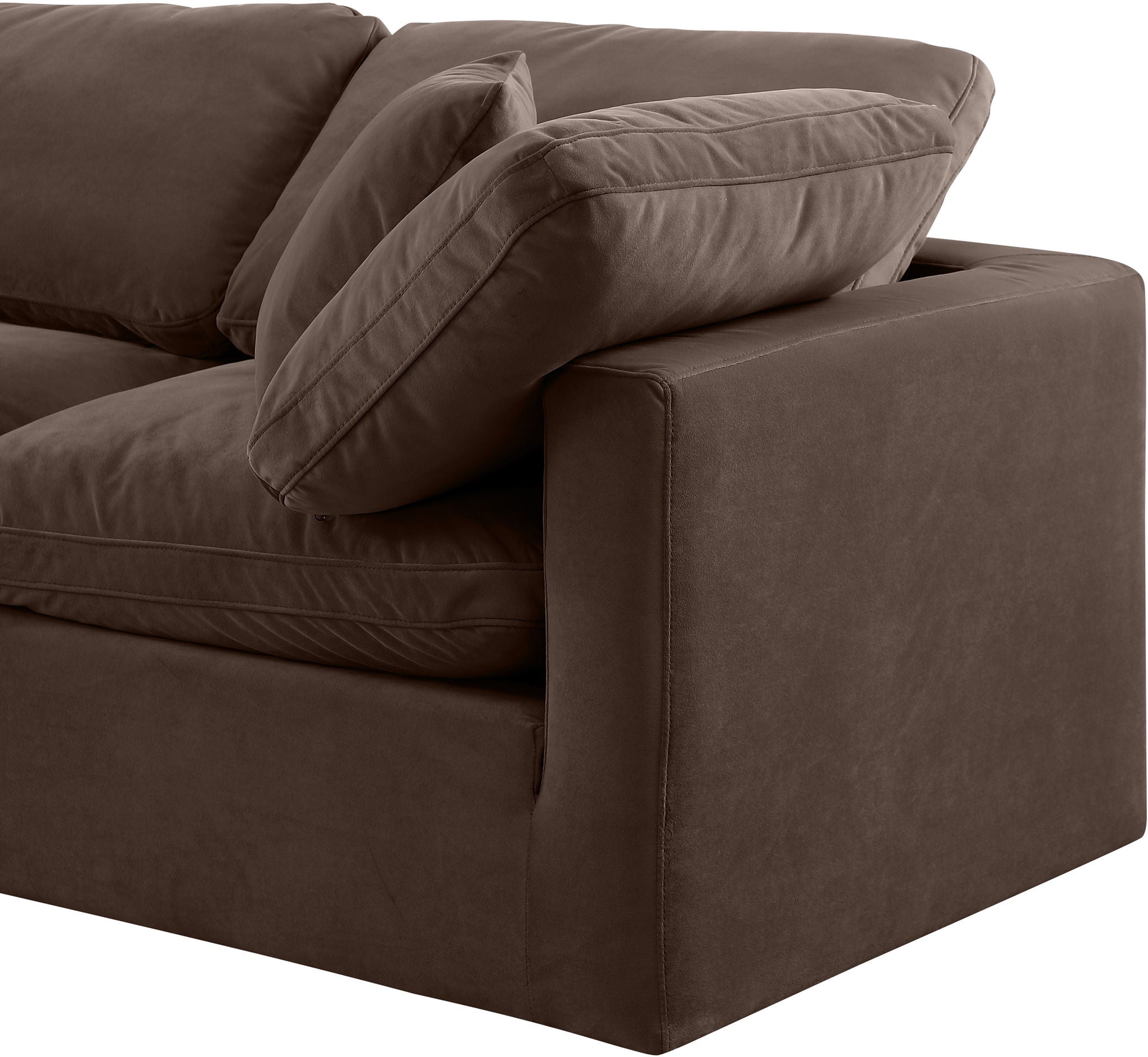 Indulge - Velvet 4 Seat Modular Sofa