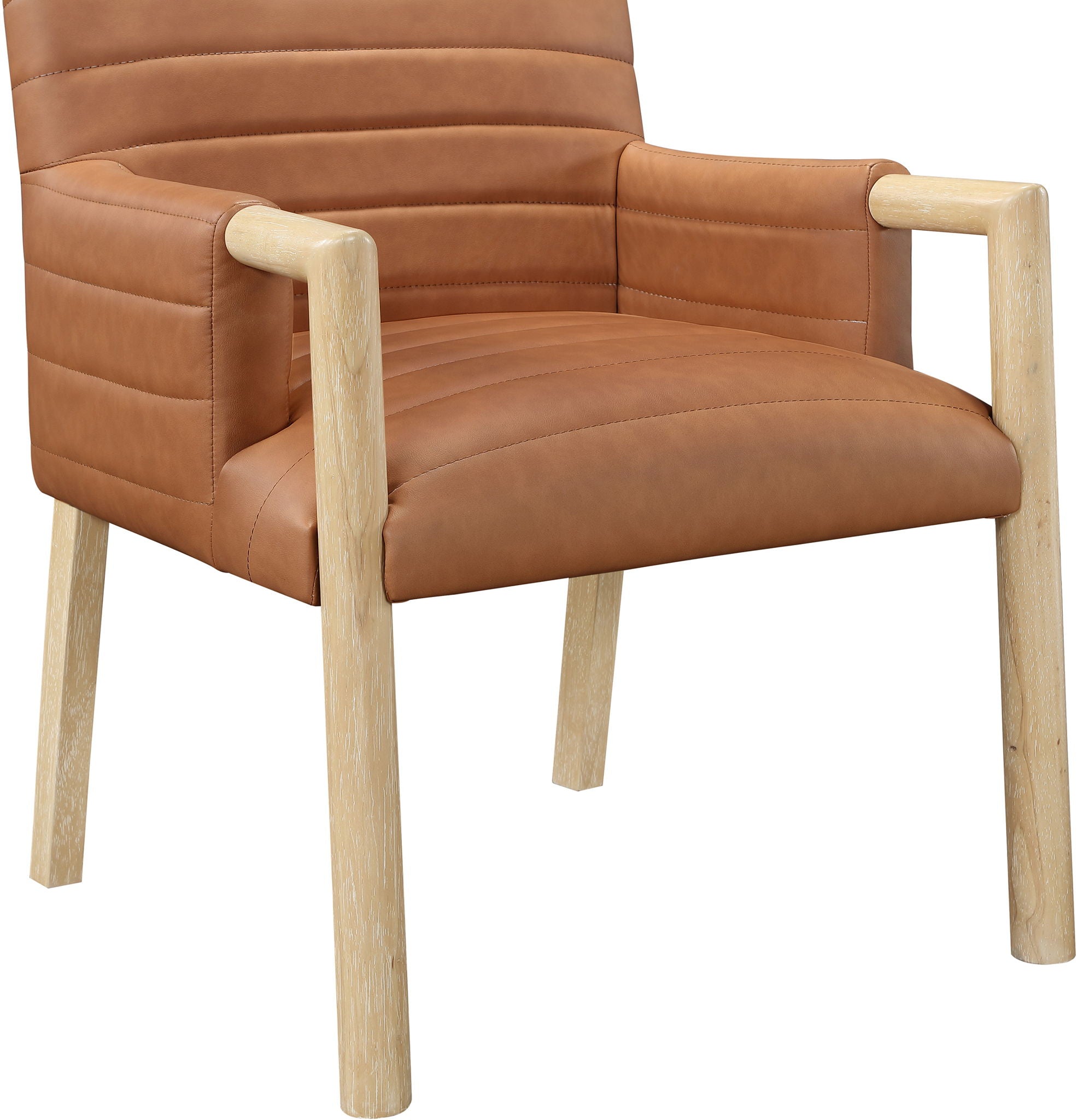 Aimee - Dining Arm Chair - Light Brown Legs