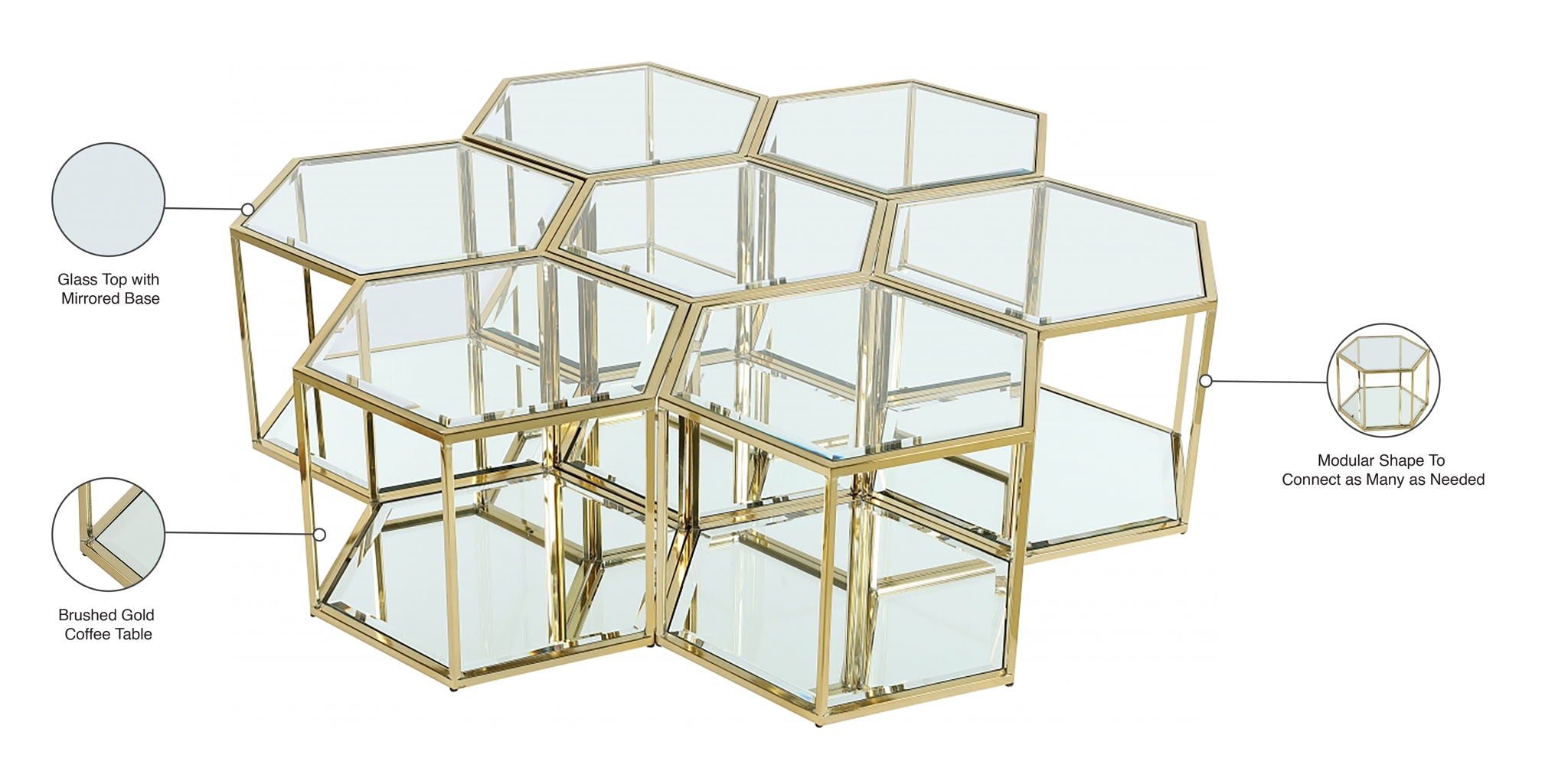 Sei - 7 Piece Coffee Table