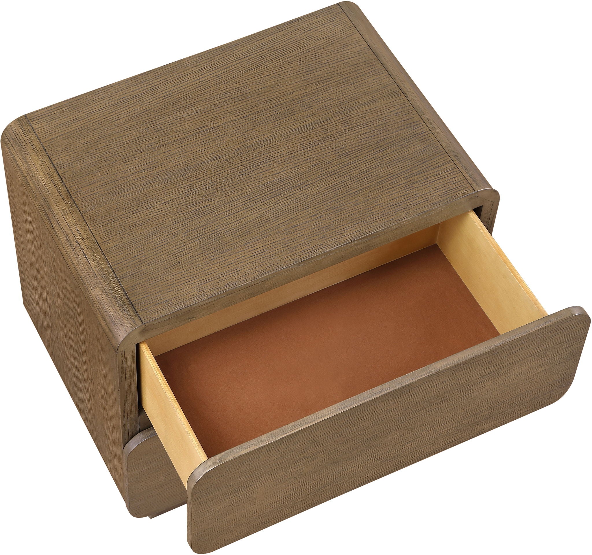 Adagio - Solid Wood And Oak Veneer Nightstand