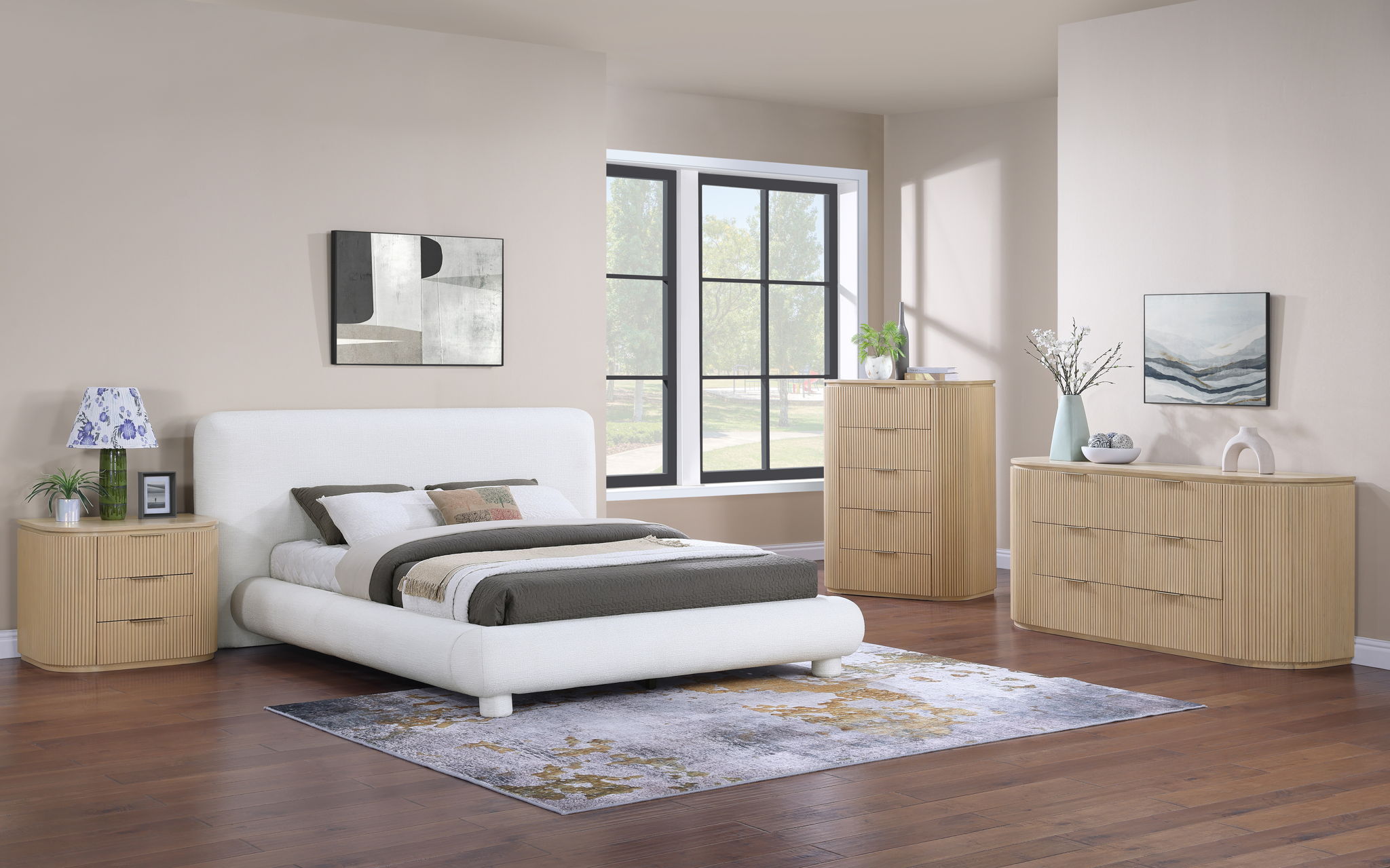 Astrid - Solid Wood And Oak Veneer Dresser