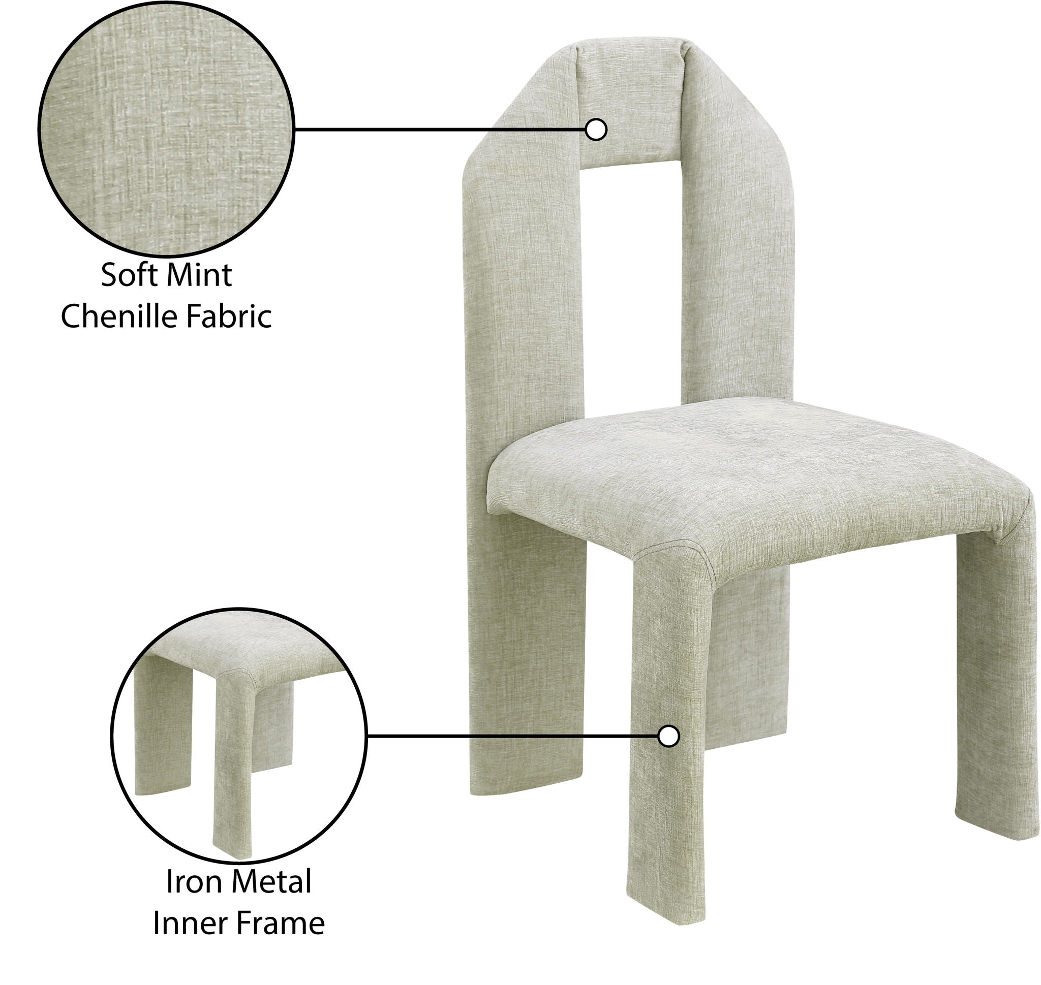 Bennett - Chenille Dining Chair (Set of 2)