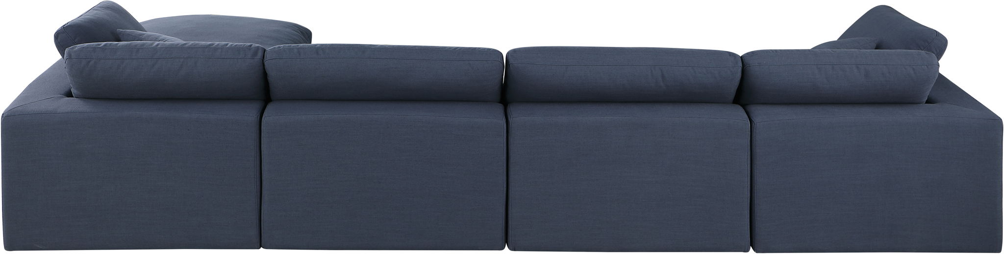 Comfy - 5 Piece Linen Modular Sectional With Chaise