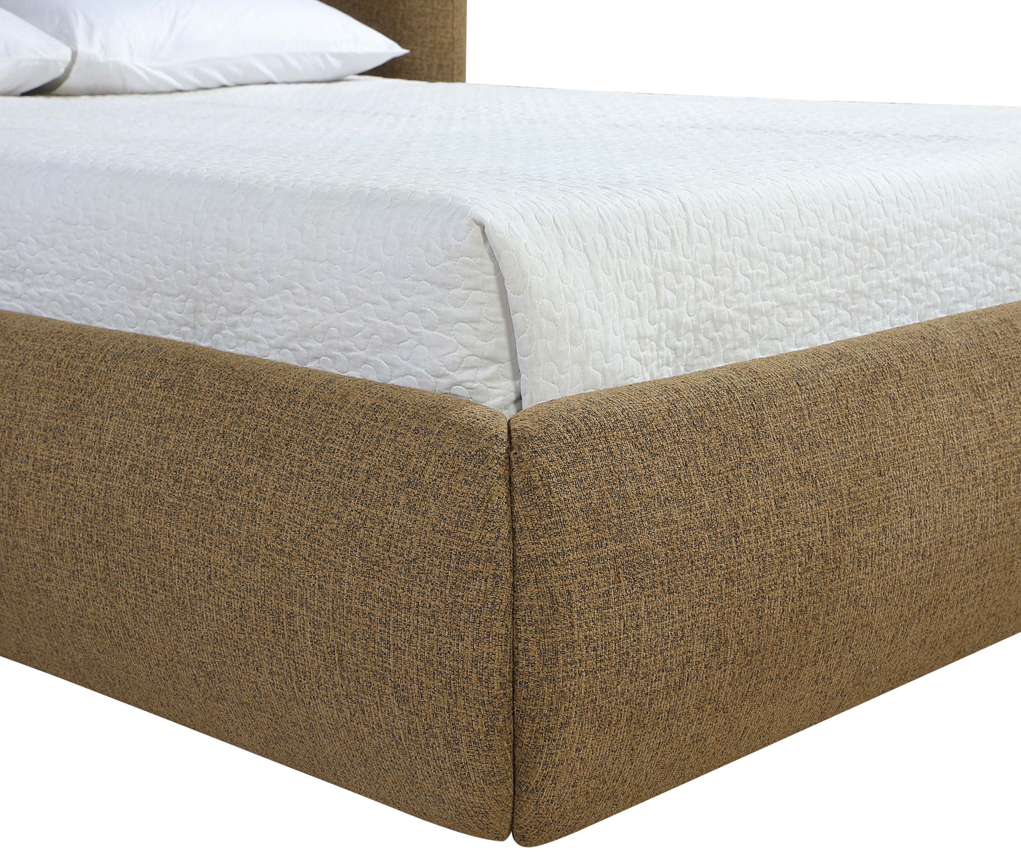 Elowen - Chenille Fabric Upholstered Bed