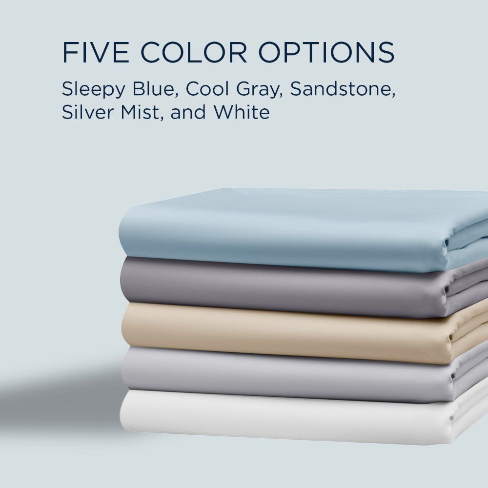 Linens - Tempur Luxe Egyptian Cotton Sheet Set - Silver Mist