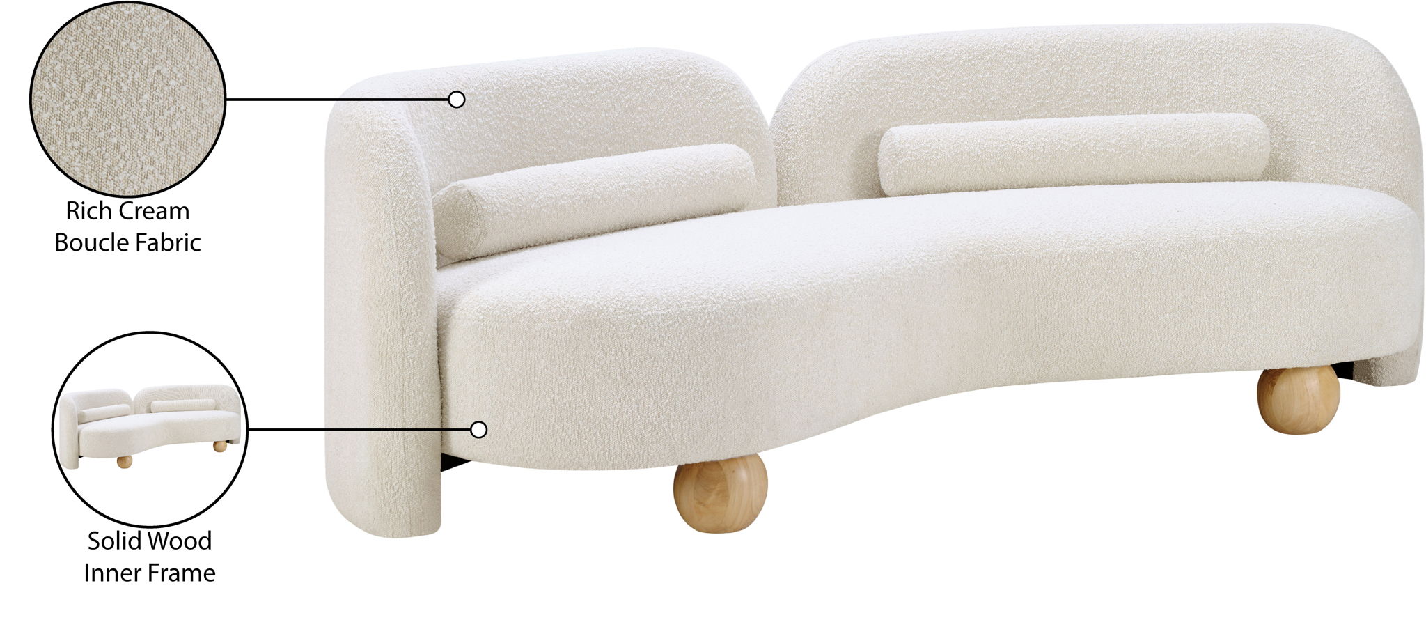 Daphne - Boucle Sofa